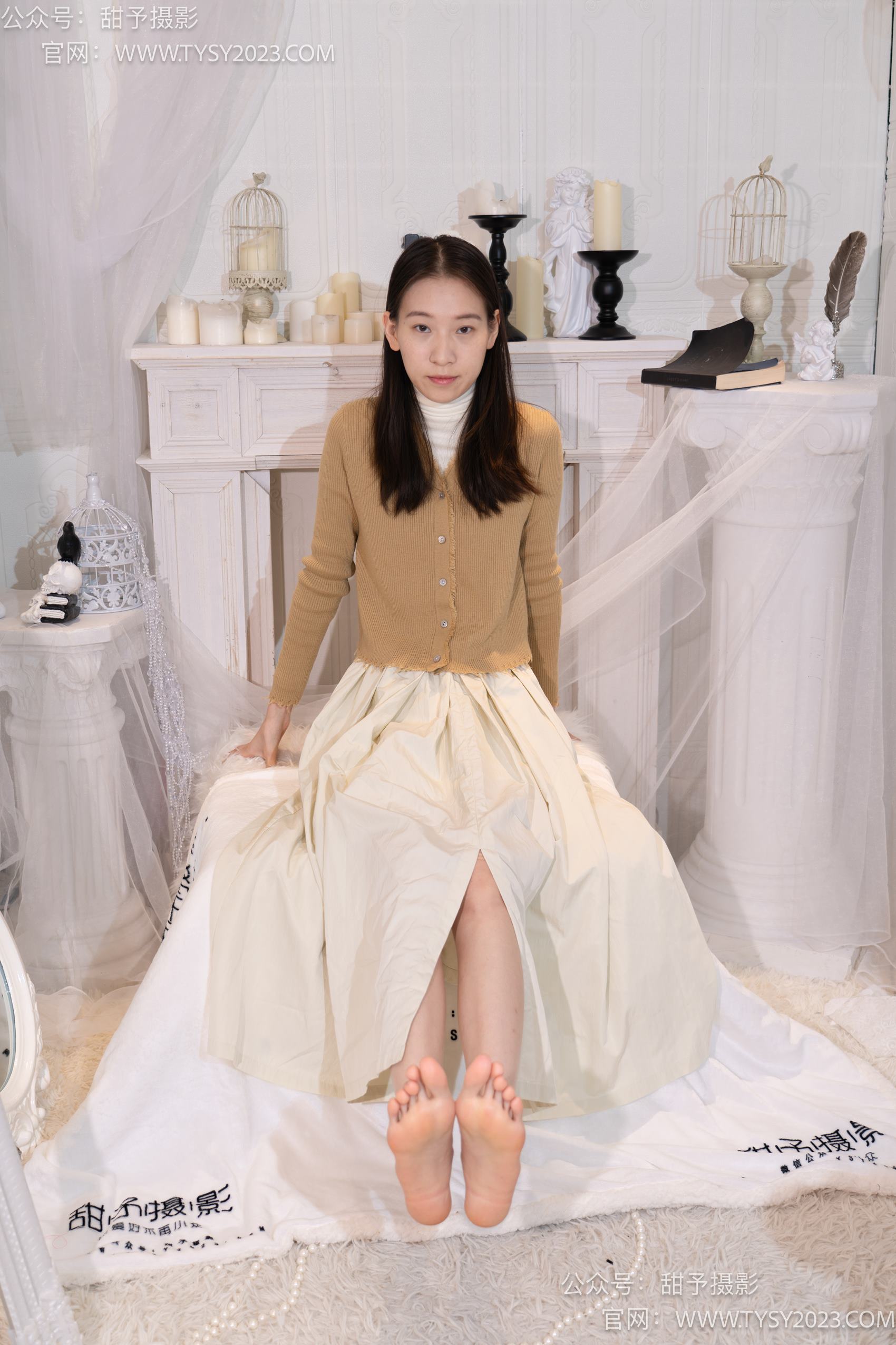 图片[112]-甜予摄影 NO.013 帆帆-平底鞋、白棉袜、裸足[130P] – 速更版-美库