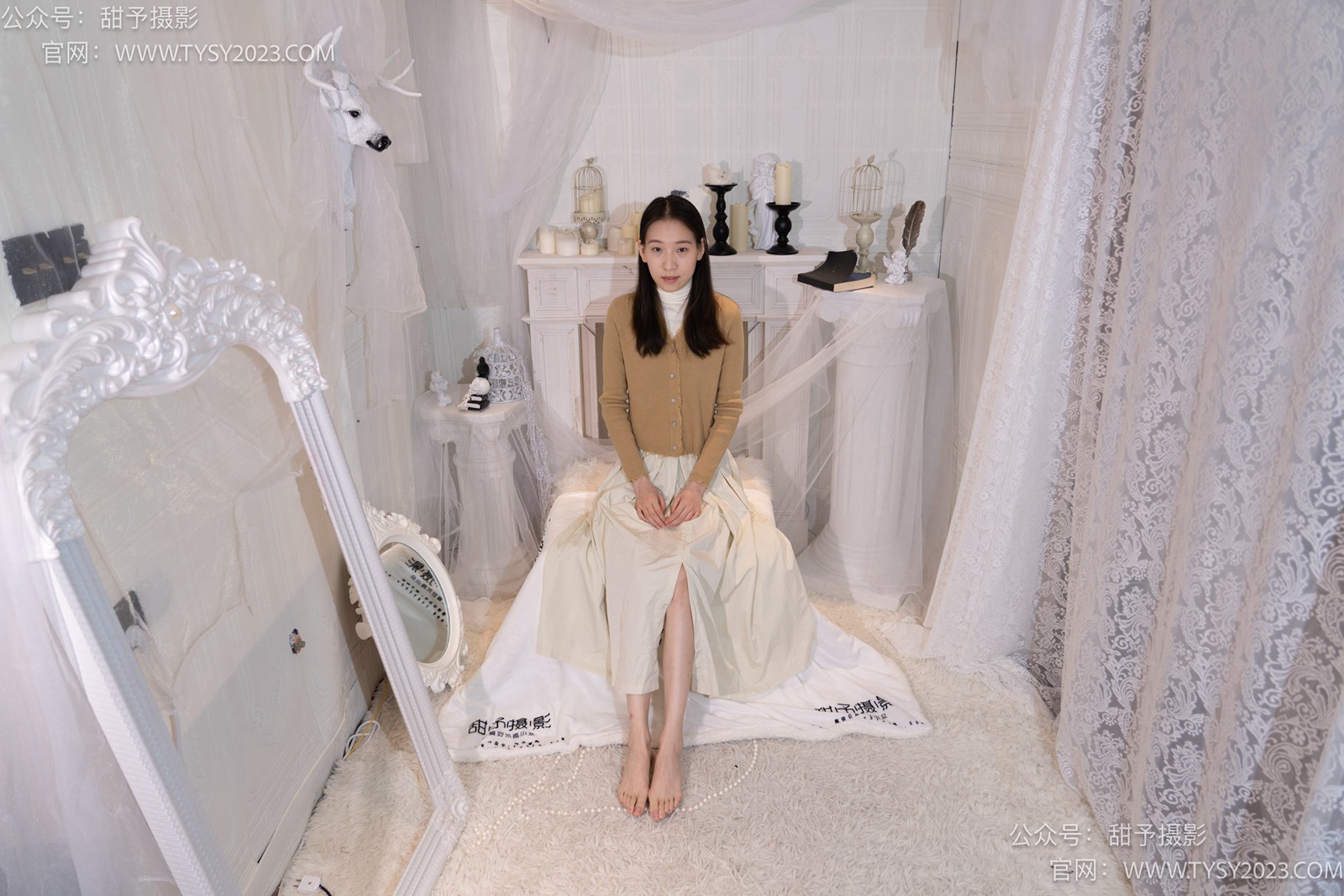 图片[116]-甜予摄影 NO.013 帆帆-平底鞋、白棉袜、裸足[130P] – 速更版-美库