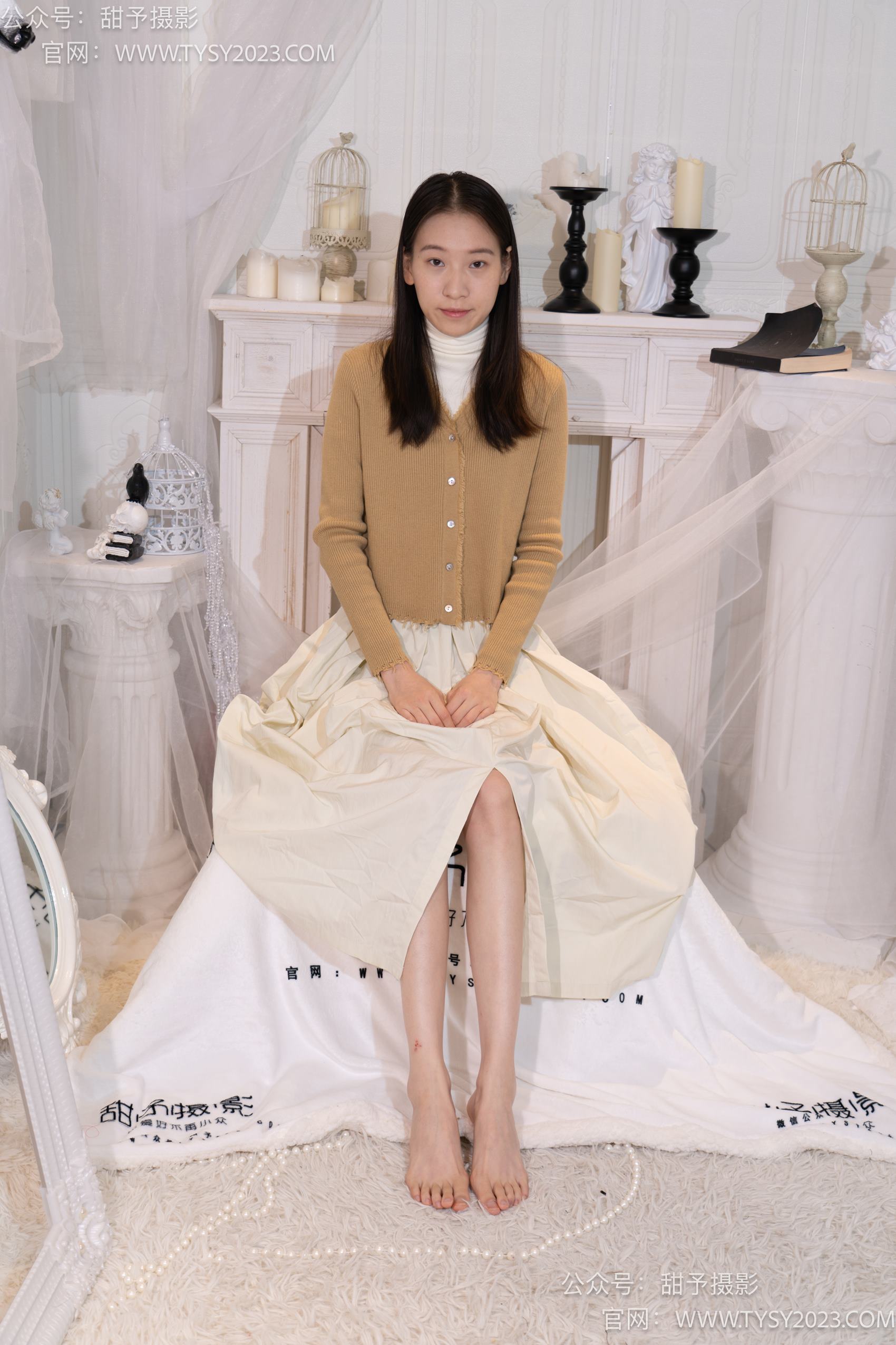 图片[129]-甜予摄影 NO.013 帆帆-平底鞋、白棉袜、裸足[130P] – 速更版-美库