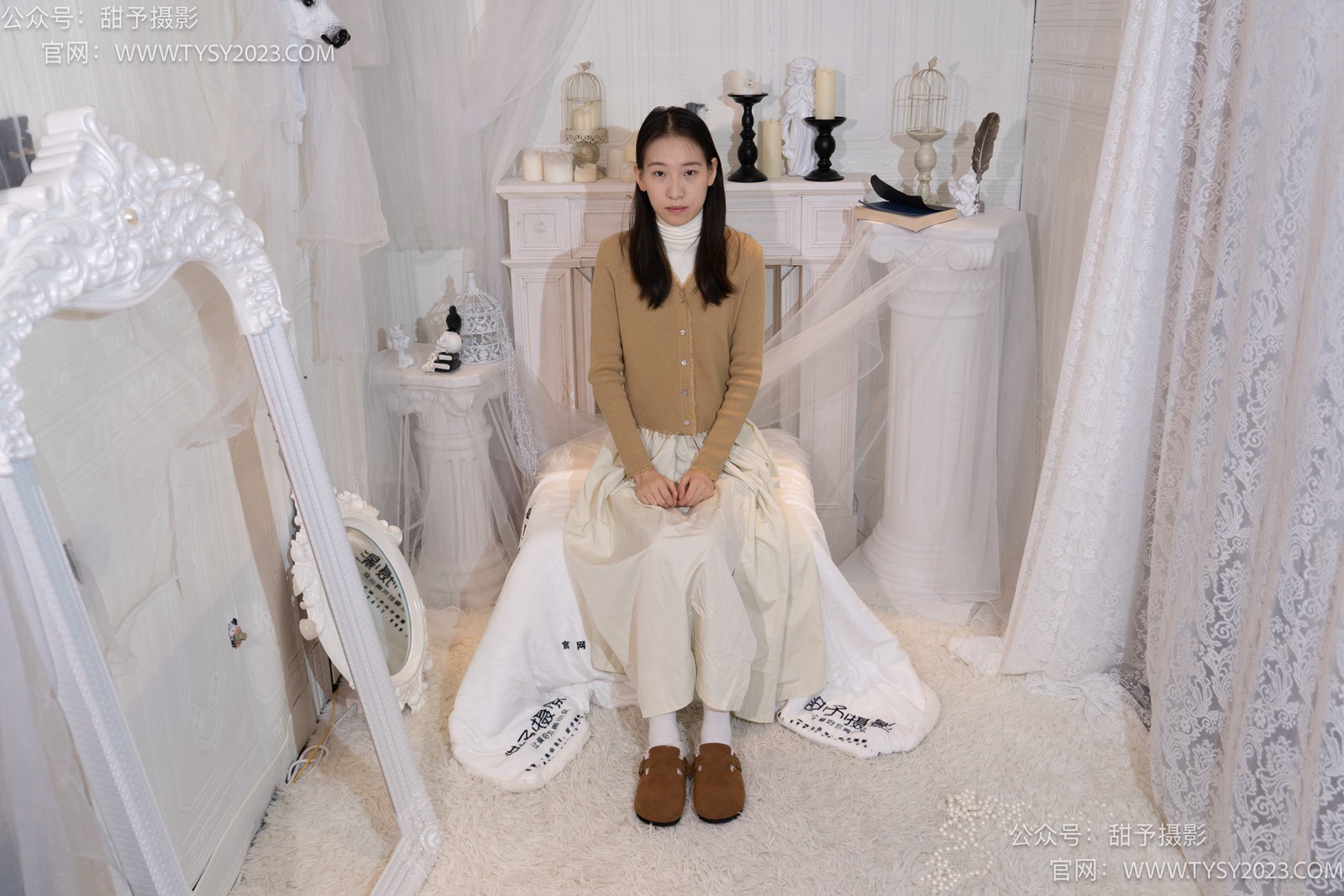 图片[131]-甜予摄影 NO.013 帆帆-平底鞋、白棉袜、裸足[130P] – 速更版-美库