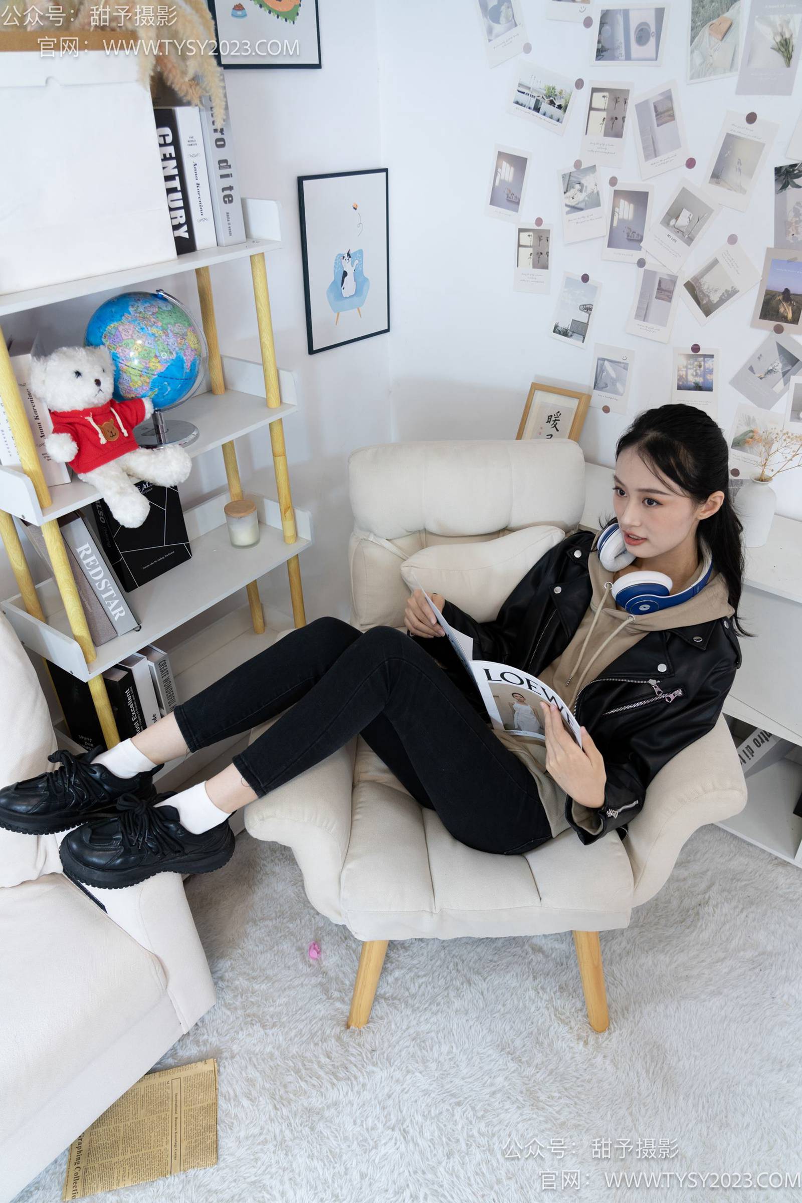 图片[35]-甜予摄影 NO.014 肉肉-运动鞋、白棉袜、裸足[116P] – 速更版-美库