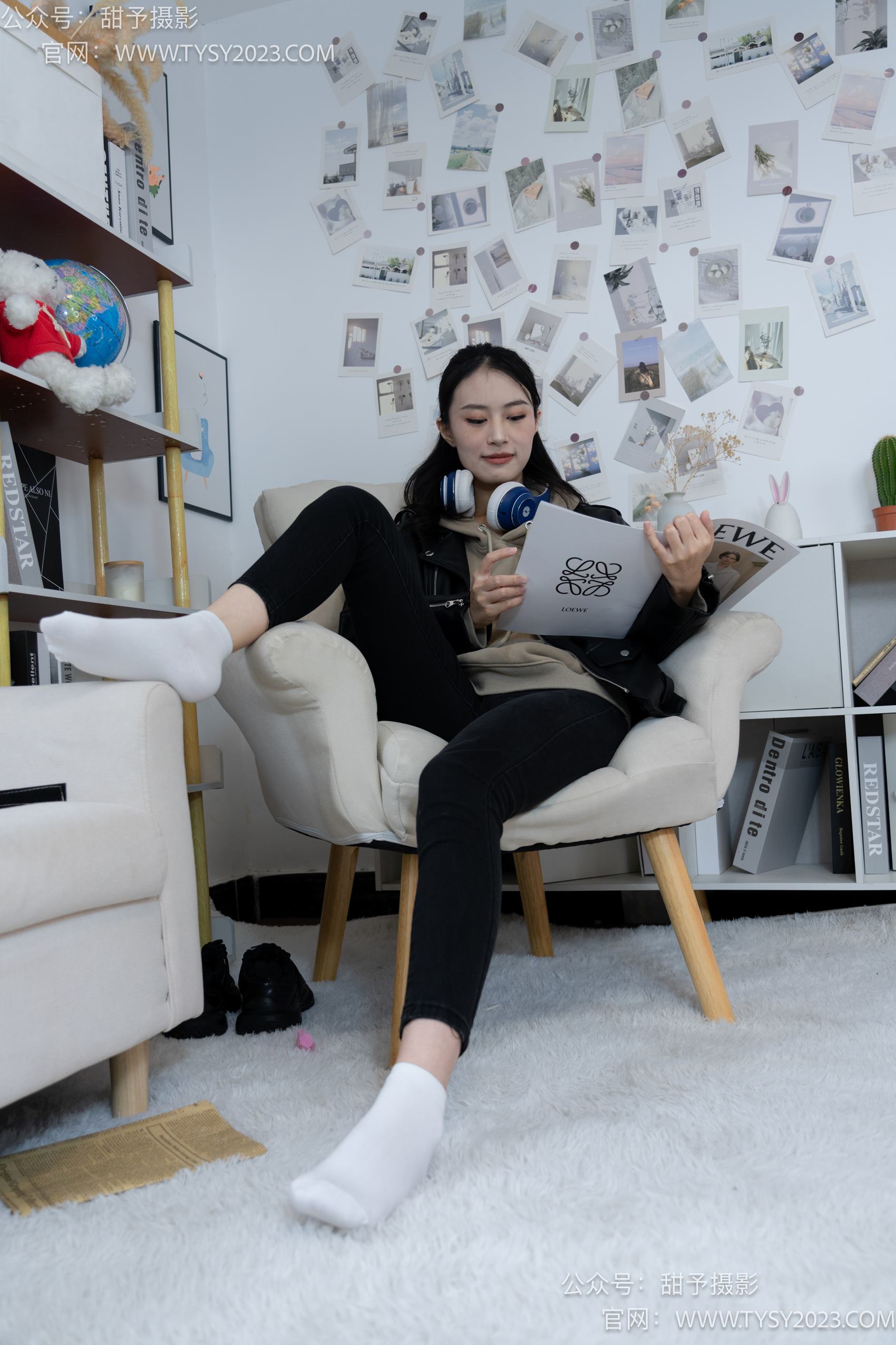 图片[46]-甜予摄影 NO.014 肉肉-运动鞋、白棉袜、裸足[116P] – 速更版-美库