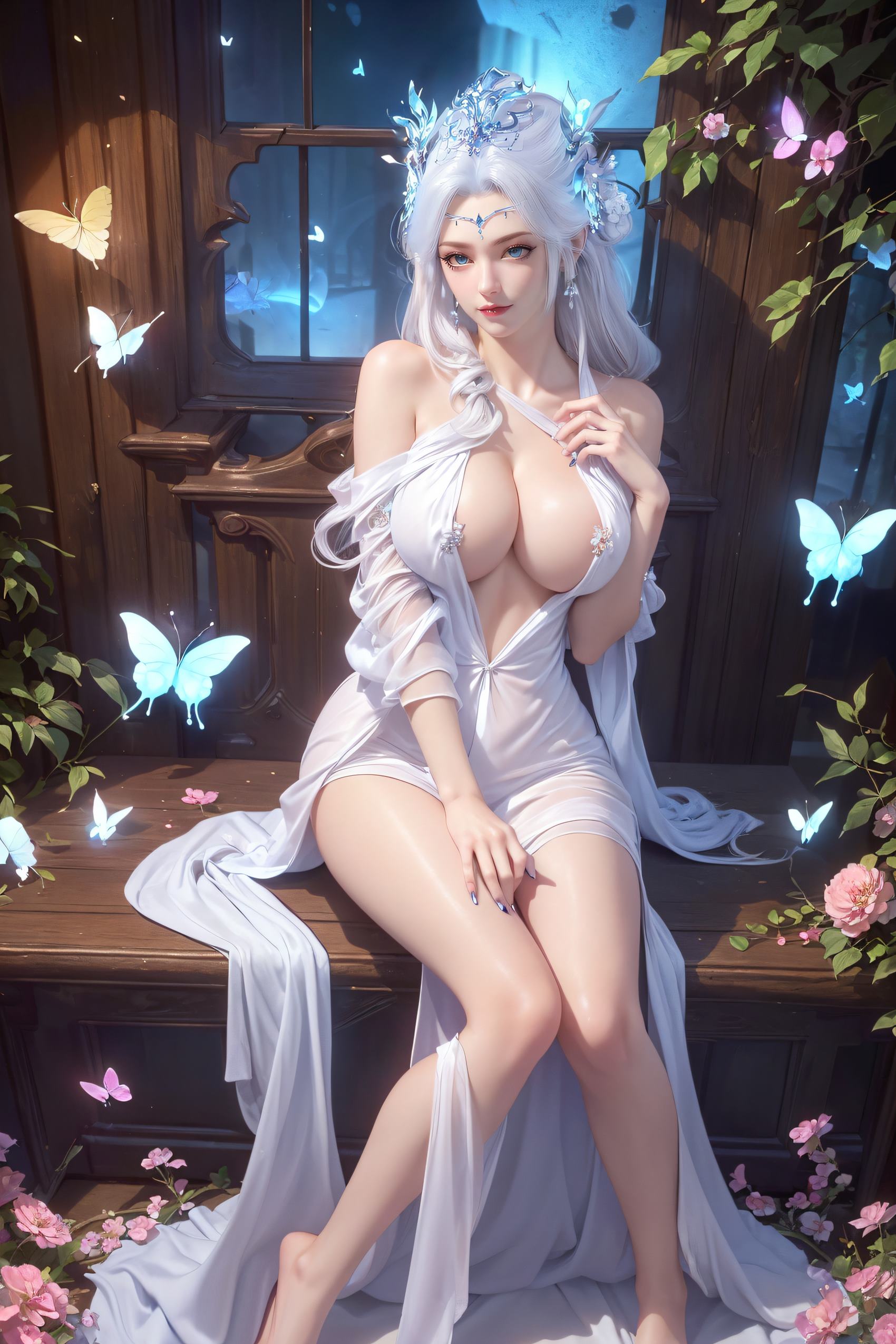 图片[10]-AI绘画 254 宁雨蝶[9P] – 速更版-美库