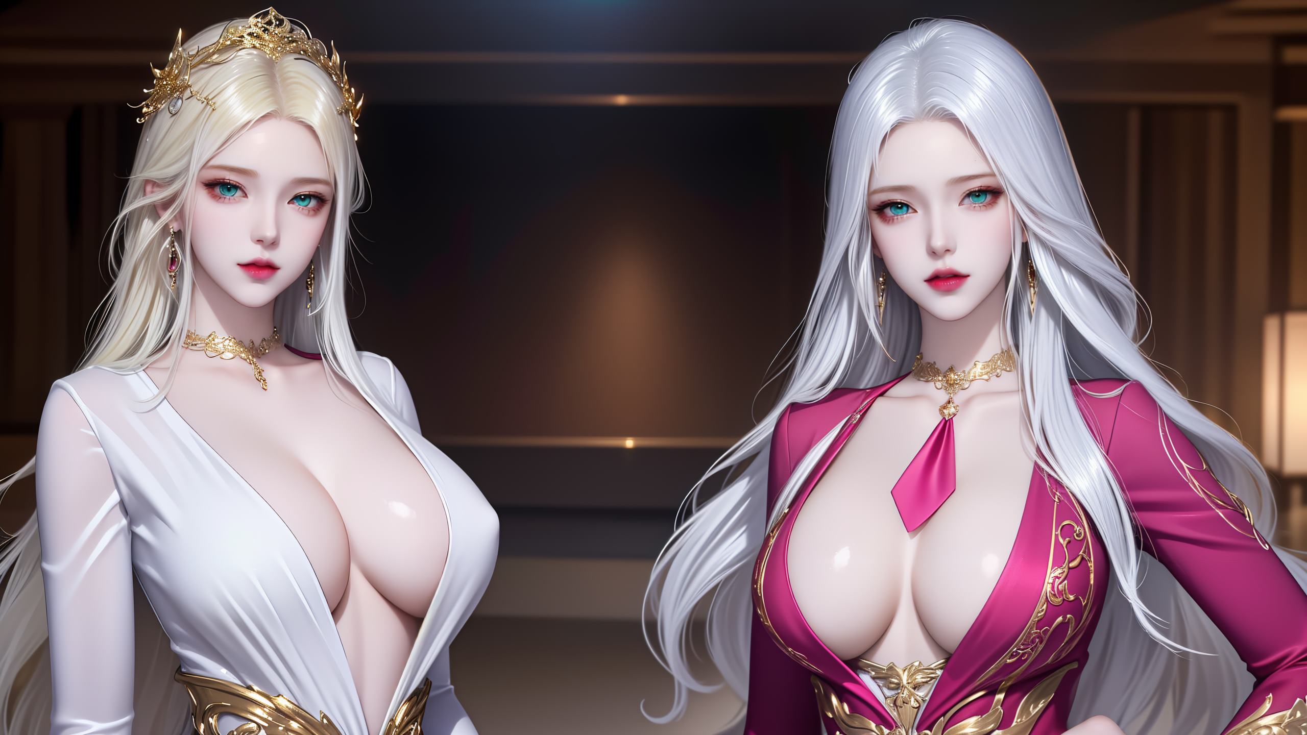 图片[11]-AI绘画 255 波塞西姐妹花[30P] – 速更版-美库