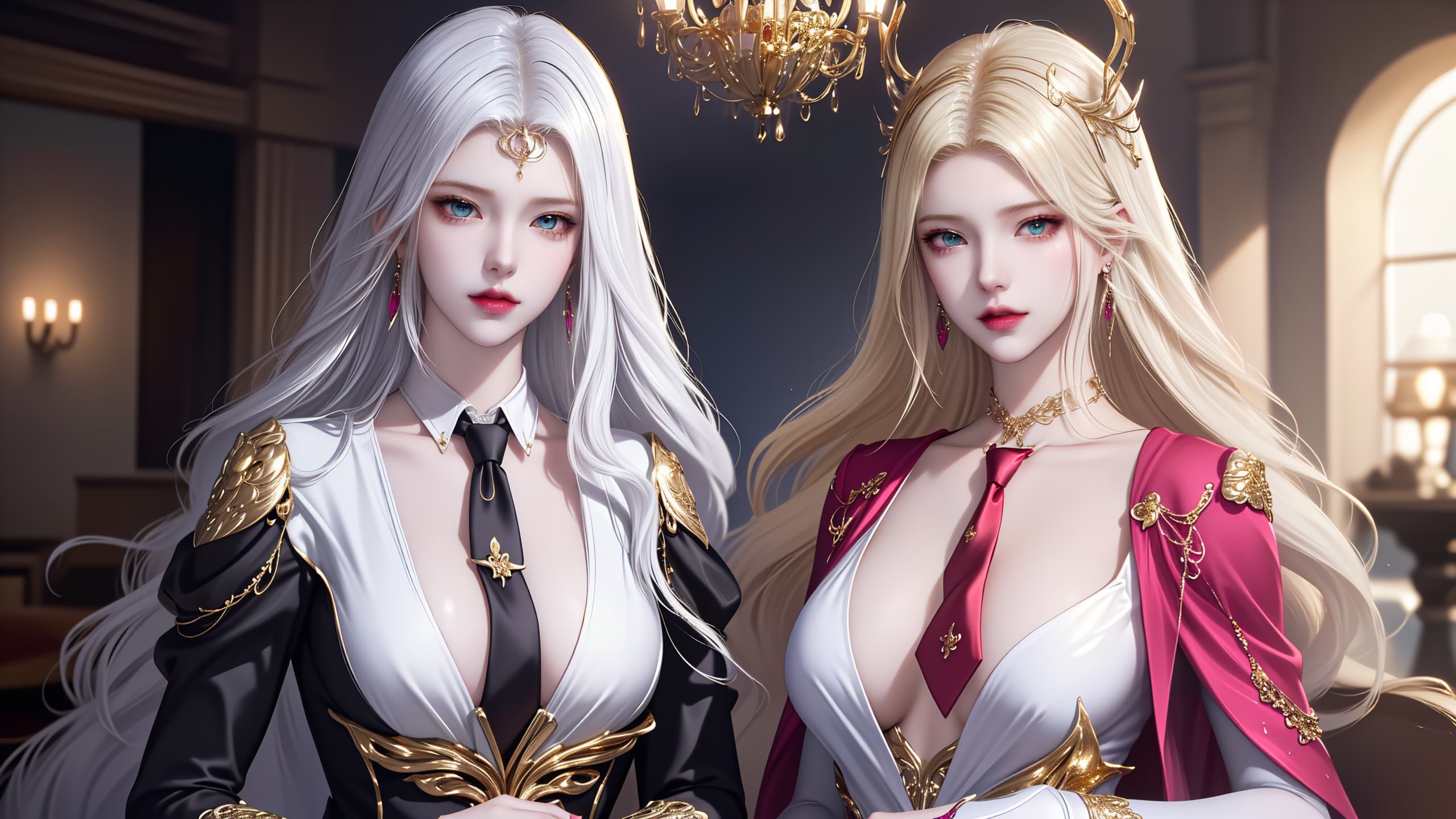 图片[15]-AI绘画 255 波塞西姐妹花[30P] – 速更版-美库