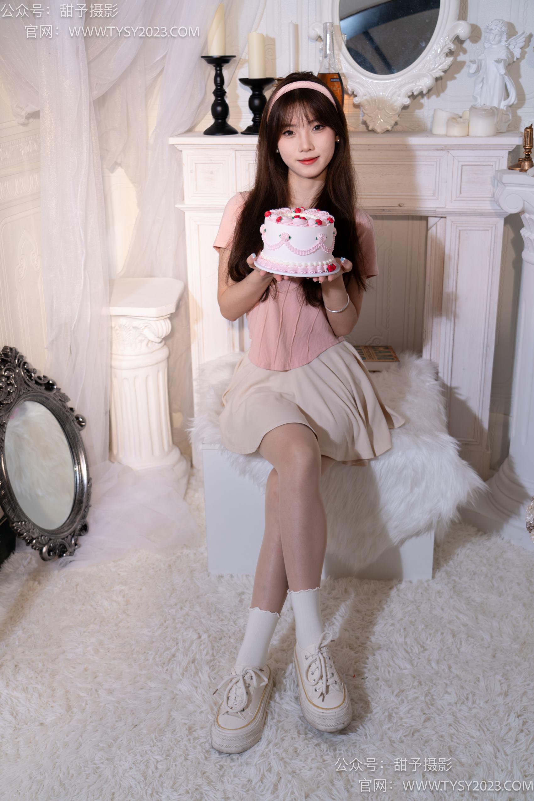 图片[141]-甜予摄影 NO.015 璇璇-帆布鞋、白棉袜、肉丝[143P] – 速更版-美库