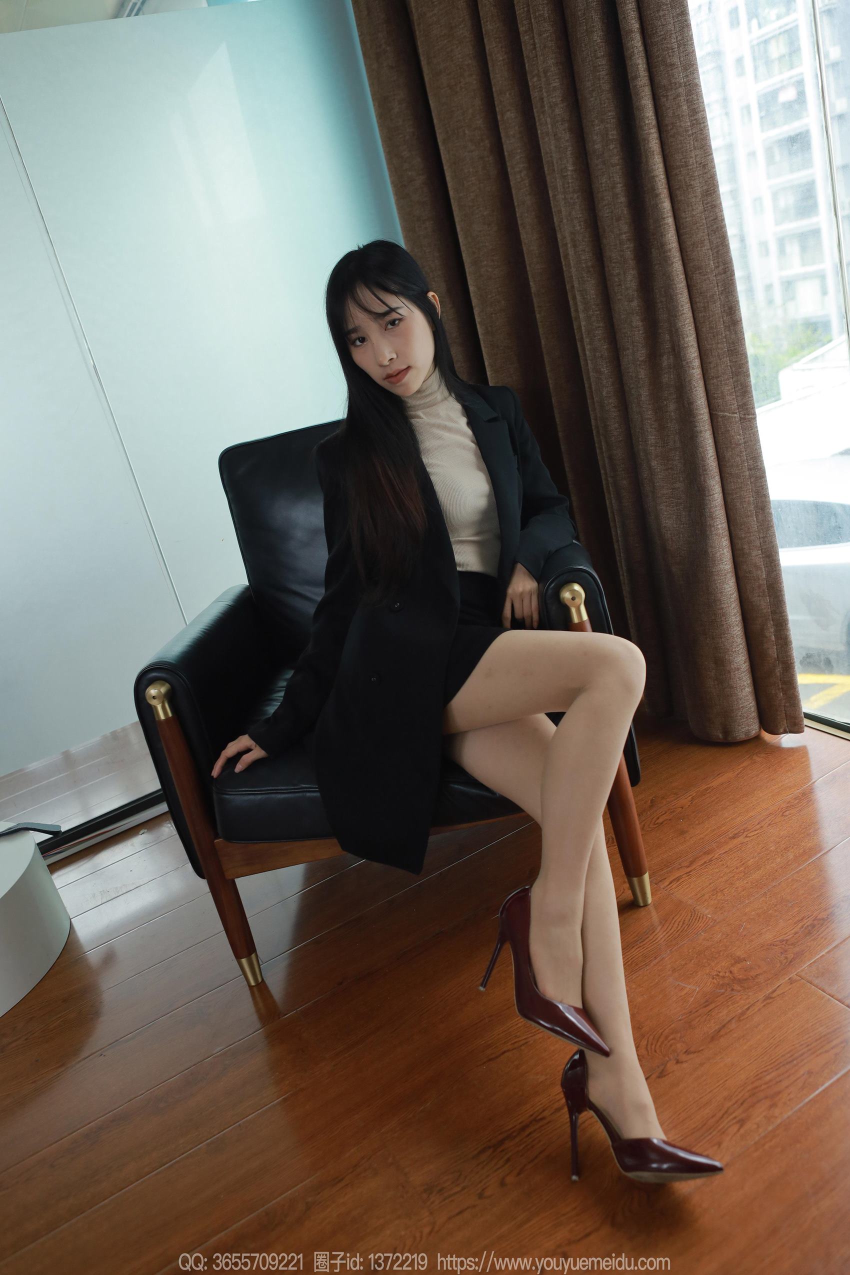 图片[46]-[IESS异思趣向] 2024.03.20 丝享家1694：美子《OL小黑裙》[87P] – 速更版-美库