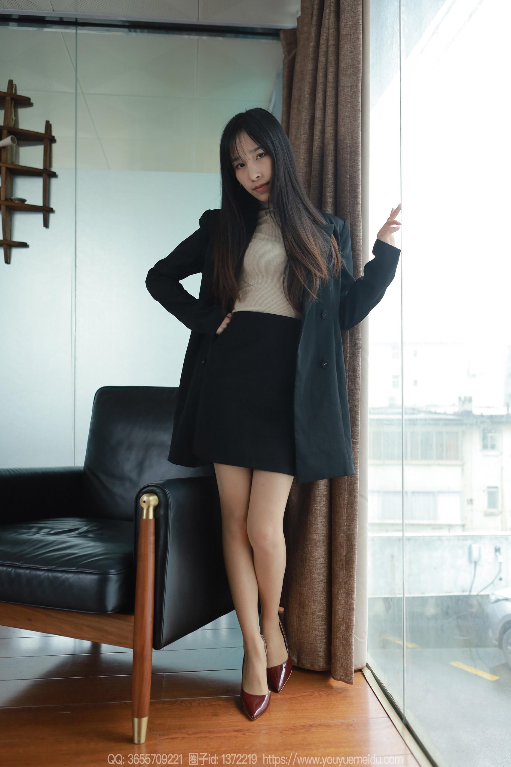 图片[52]-[IESS异思趣向] 2024.03.20 丝享家1694：美子《OL小黑裙》[87P] – 速更版-美库