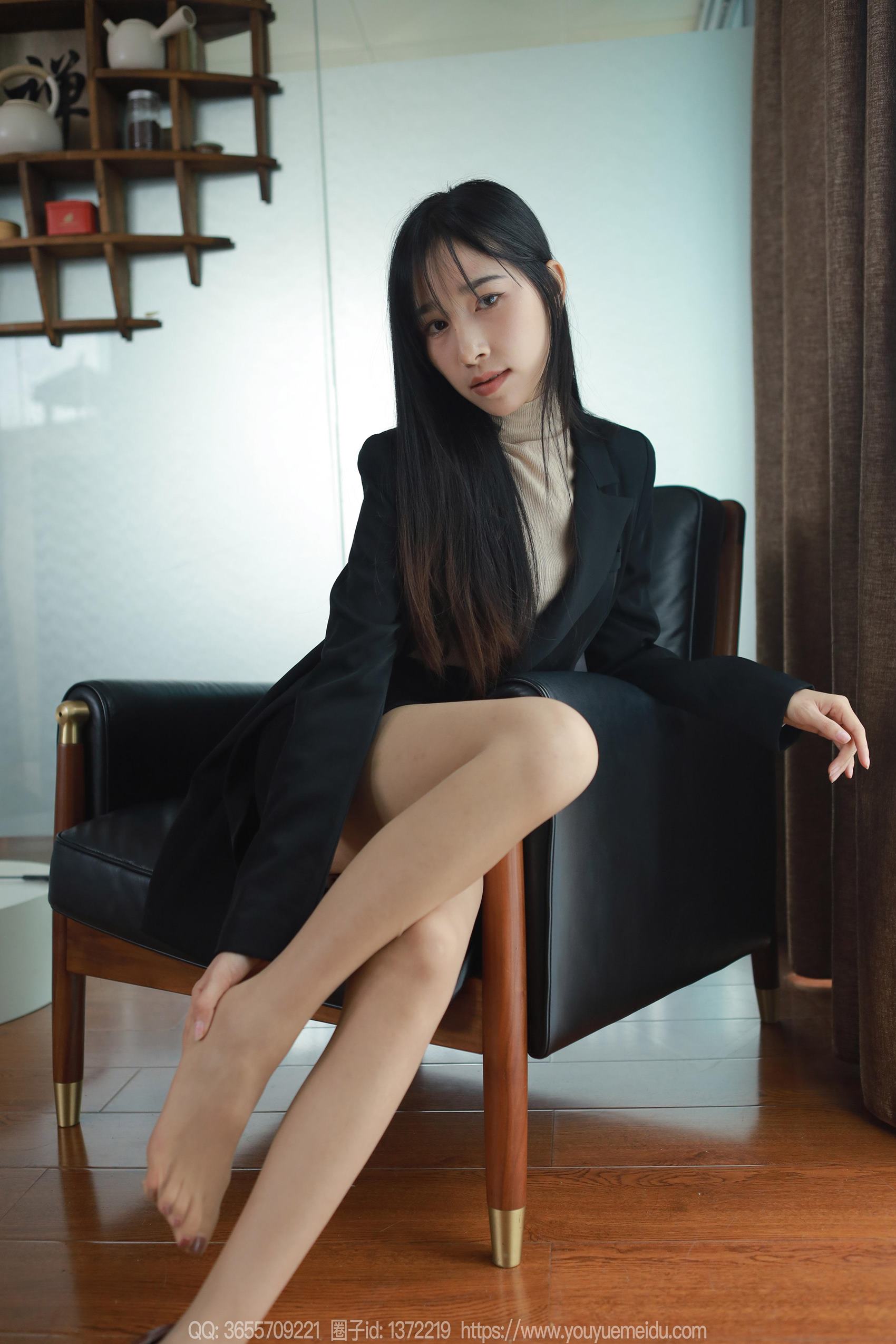 图片[77]-[IESS异思趣向] 2024.03.20 丝享家1694：美子《OL小黑裙》[87P] – 速更版-美库