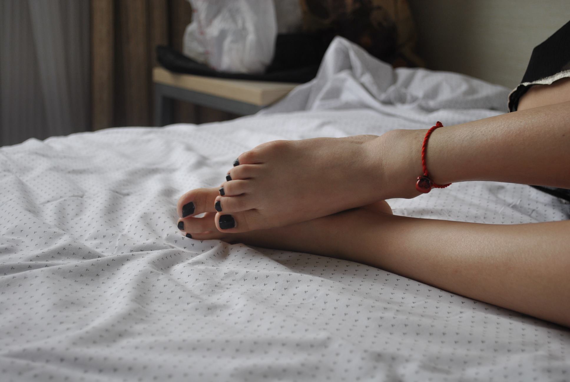 图片[25]-自由摄影 No.182 干净 白嫩 黑甲 [50P] – 速更版-美库