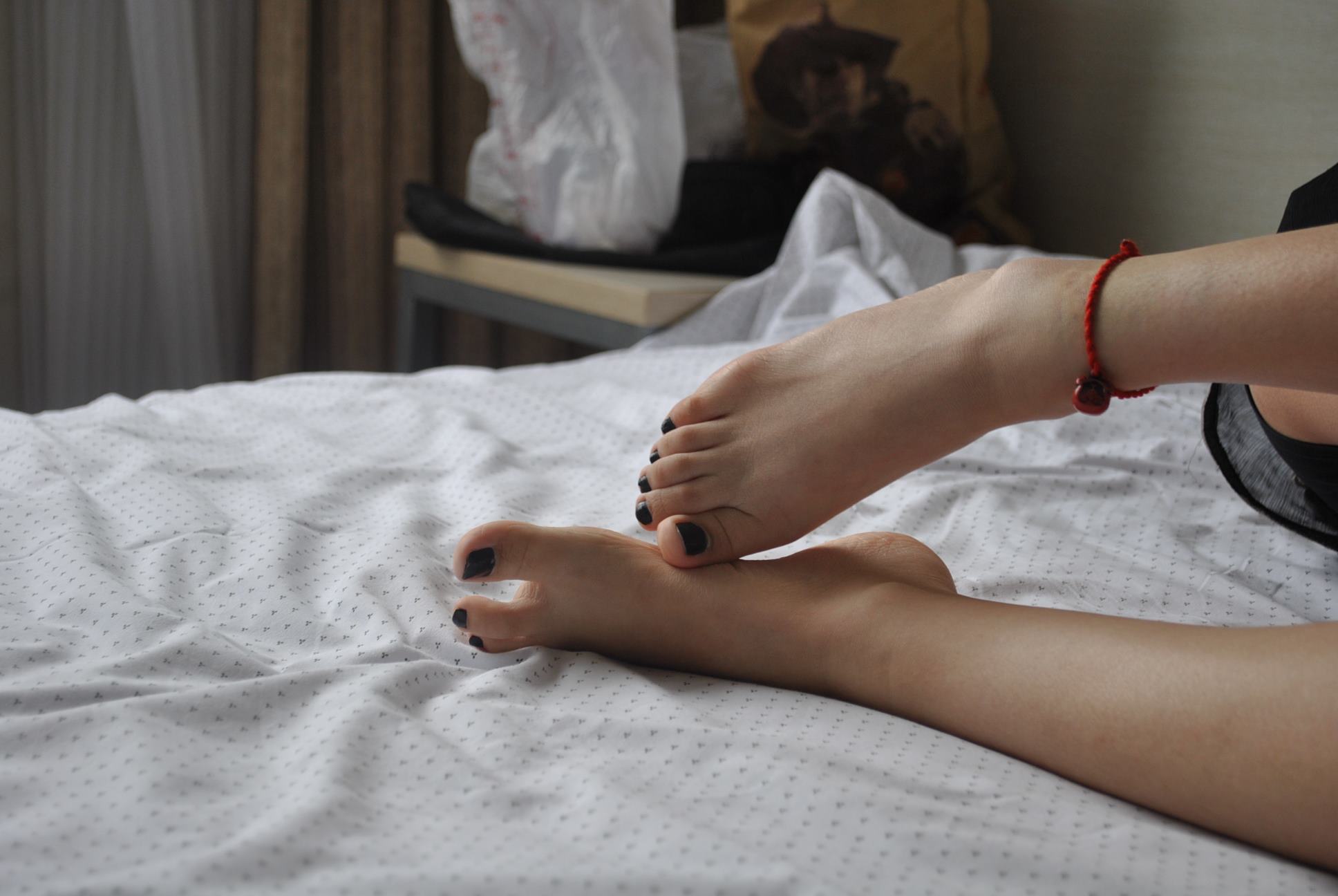 图片[31]-自由摄影 No.182 干净 白嫩 黑甲 [50P] – 速更版-美库