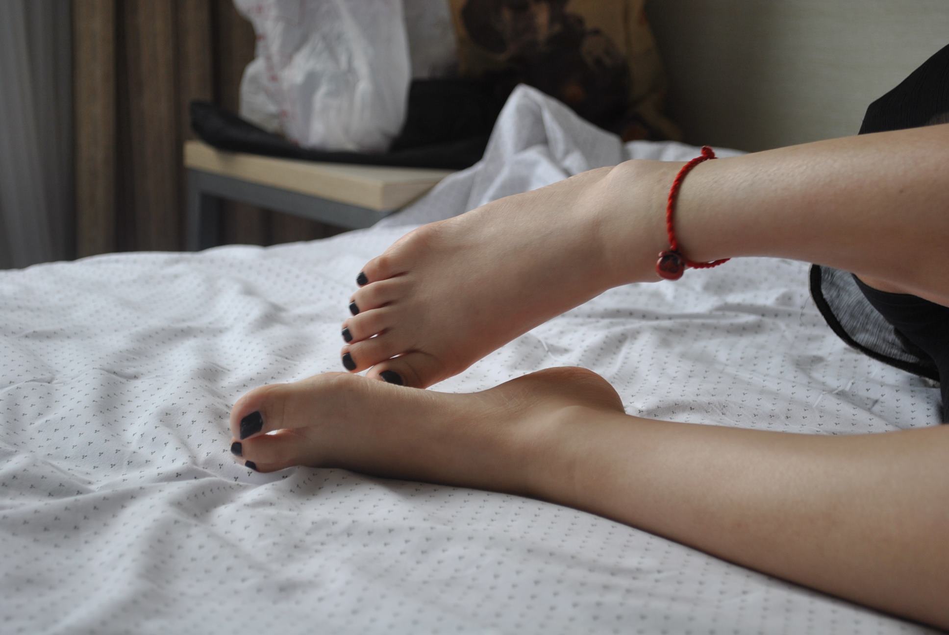 图片[32]-自由摄影 No.182 干净 白嫩 黑甲 [50P] – 速更版-美库