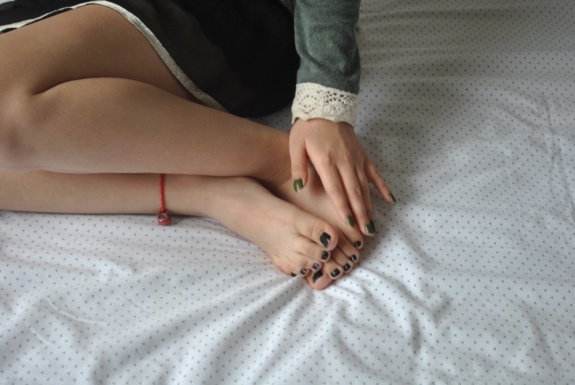 图片[50]-自由摄影 No.182 干净 白嫩 黑甲 [50P] – 速更版-美库