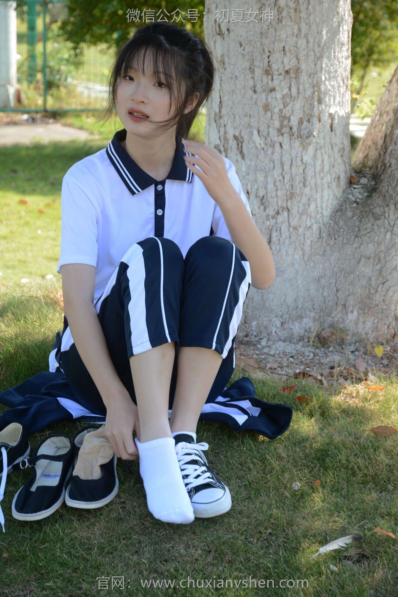 图片[140]-初夏女神 NO.122 安妮 秋冬校服[140P] – 速更版-美库