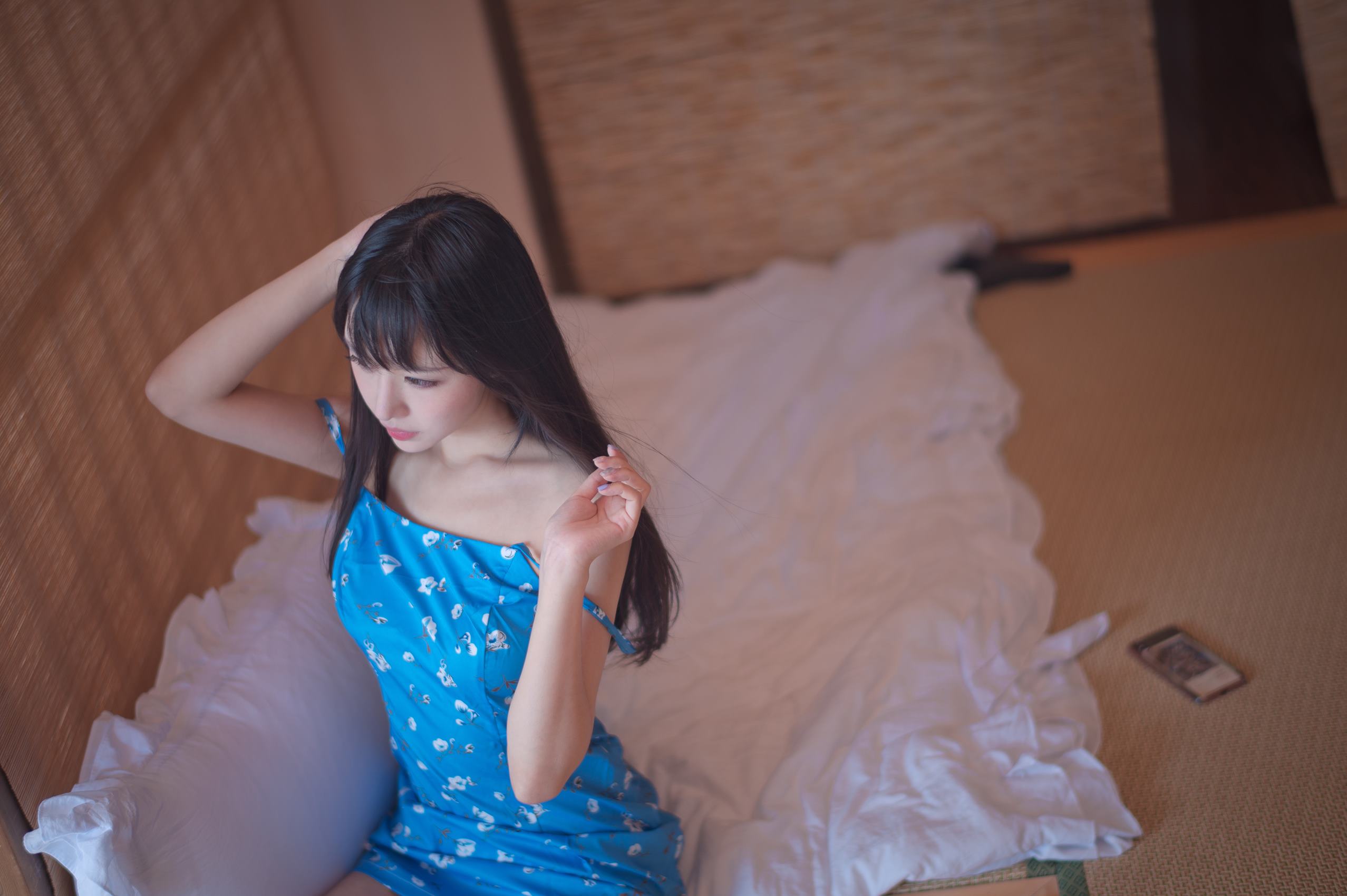 图片[10]-Shika小鹿鹿  – 蓝裙子[16P] – 速更版-美库