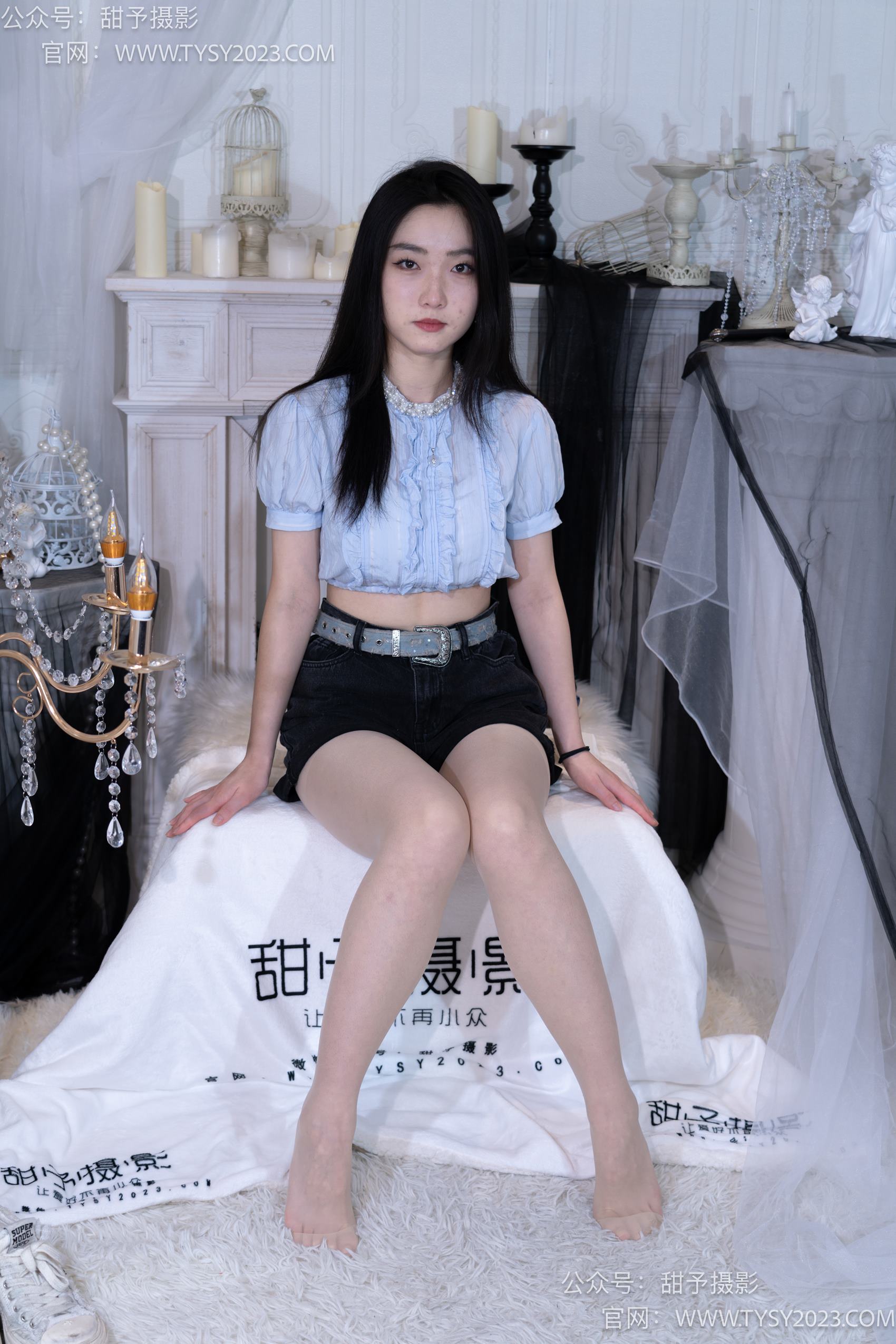 图片[12]-甜予摄影 NO.017 栗栗-板鞋、白棉袜、肉丝[130P] – 速更版-美库