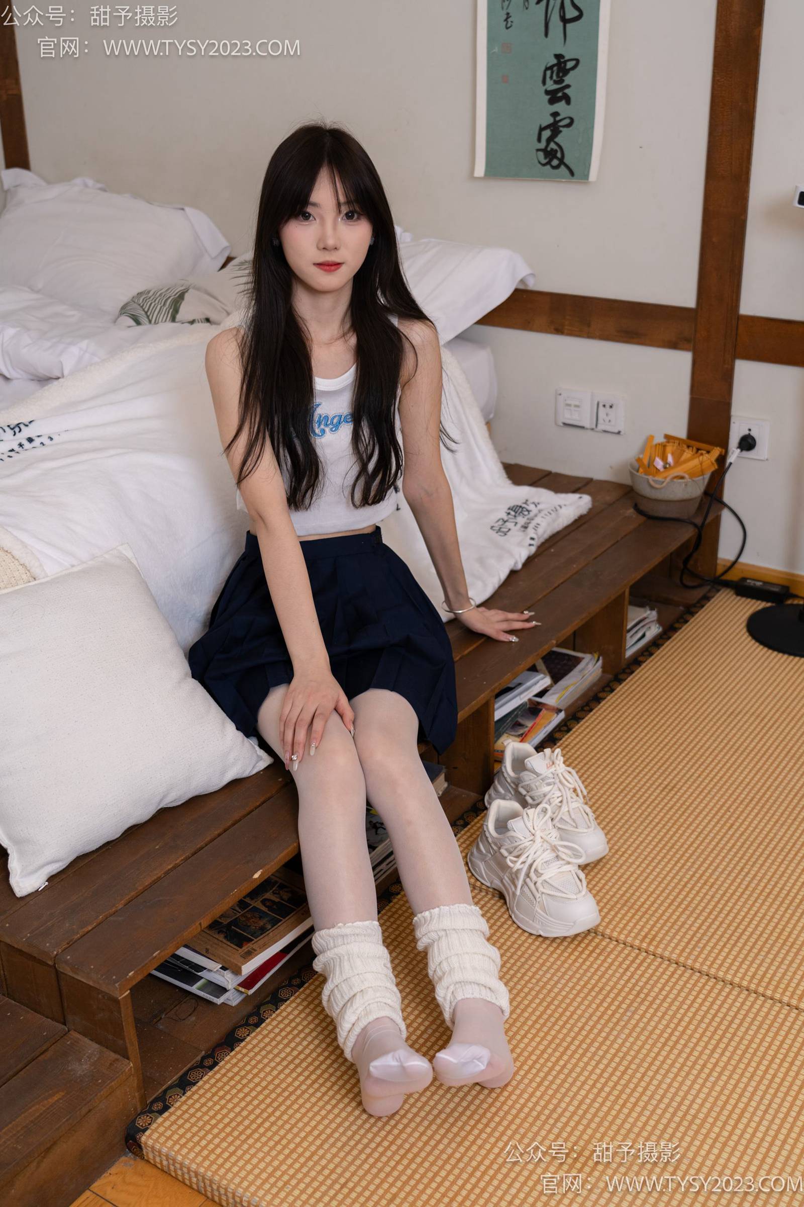 图片[18]-甜予摄影 NO.018 璇璇-运动鞋、白丝[131P] – 速更版-美库