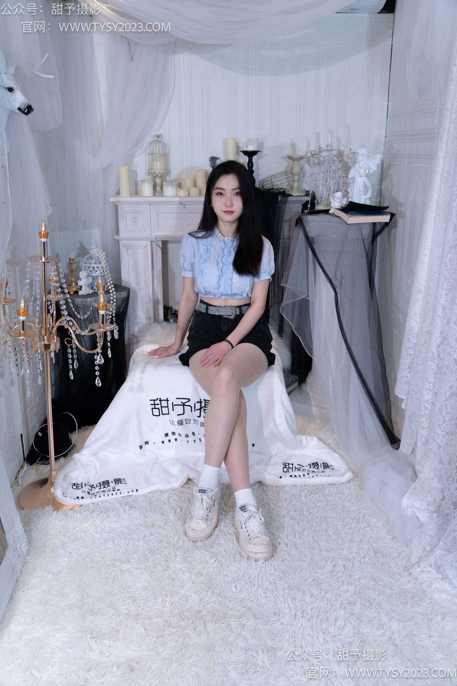 图片[47]-甜予摄影 NO.017 栗栗-板鞋、白棉袜、肉丝[130P] – 速更版-美库