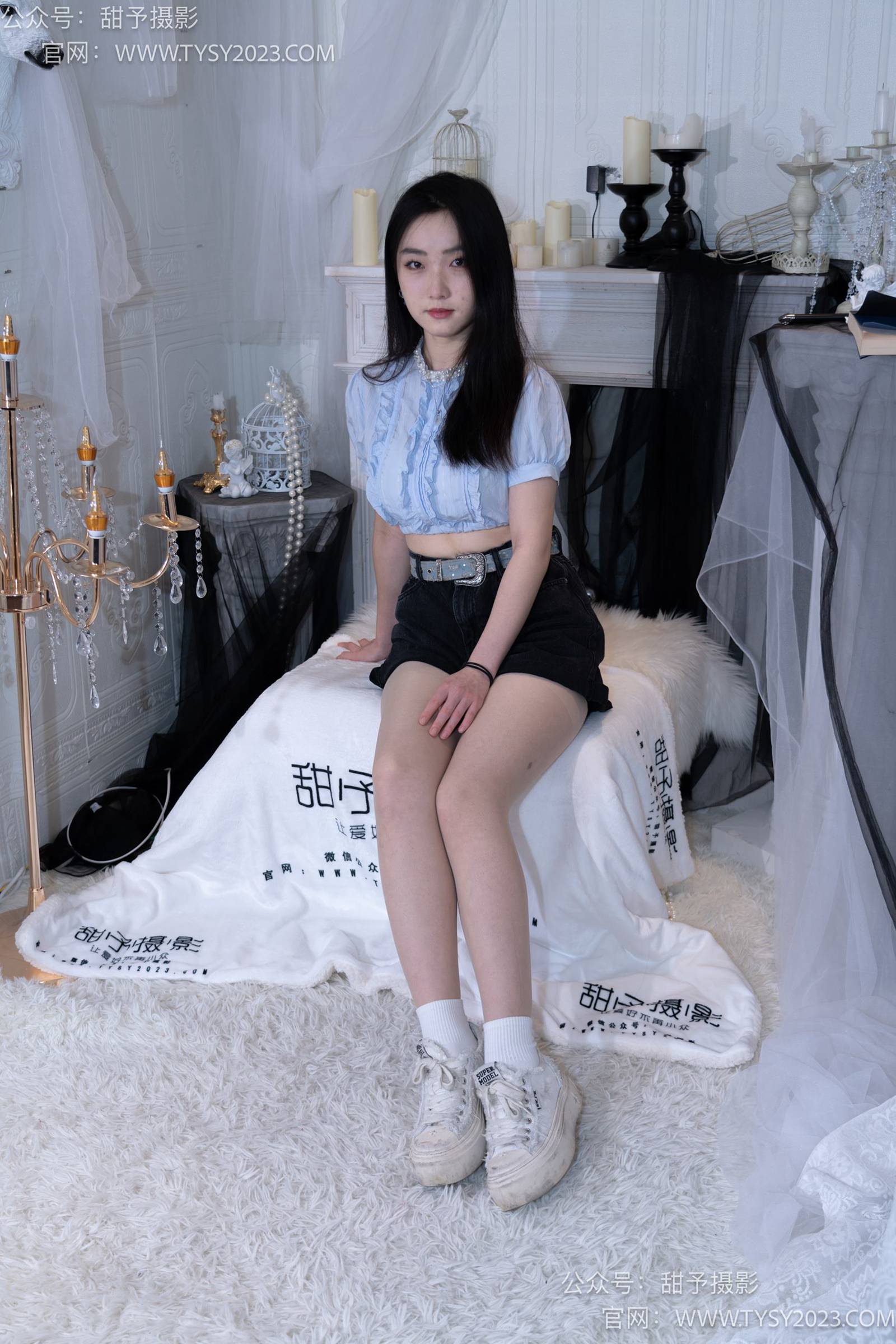 图片[54]-甜予摄影 NO.017 栗栗-板鞋、白棉袜、肉丝[130P] – 速更版-美库