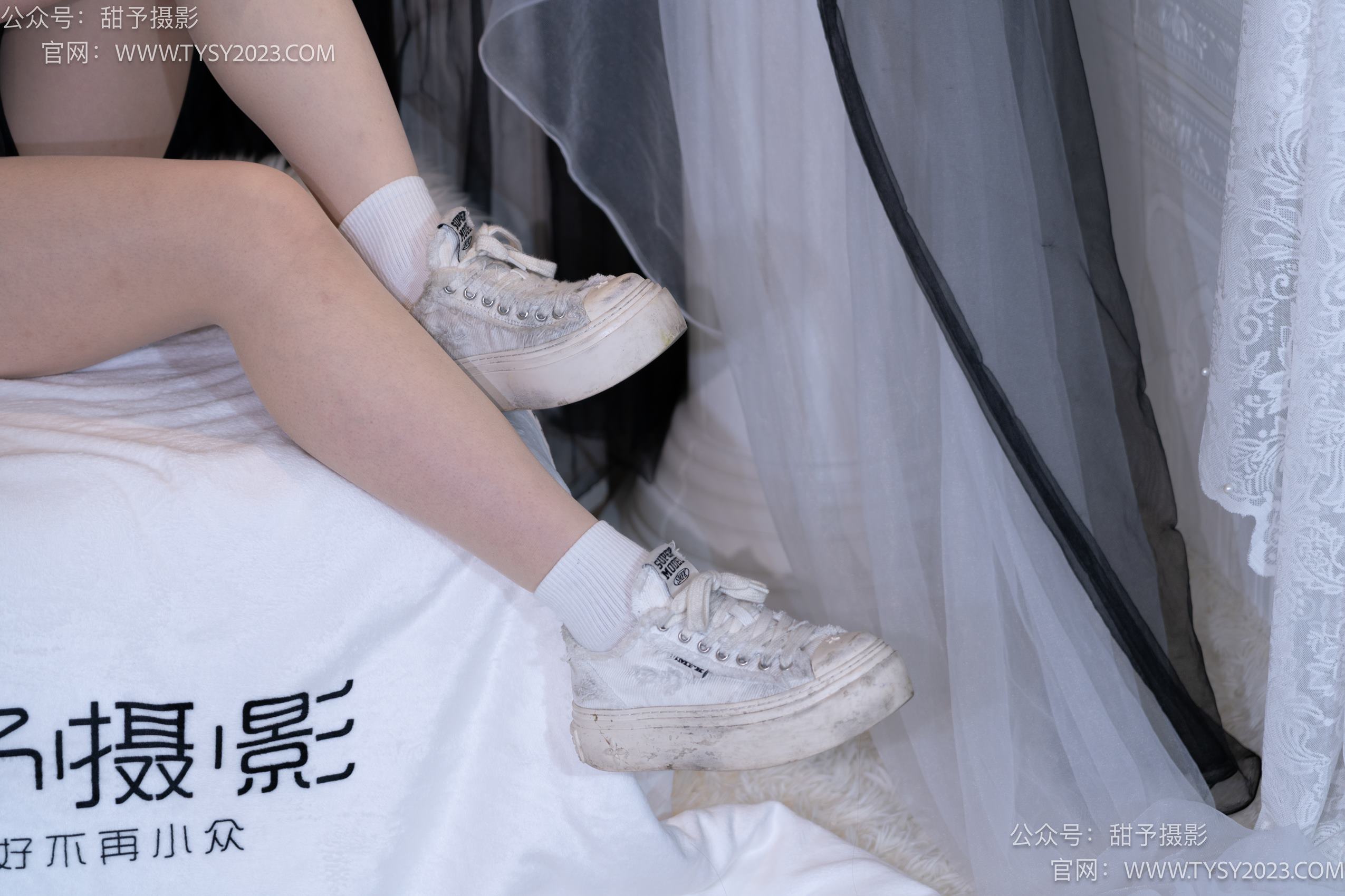 图片[67]-甜予摄影 NO.017 栗栗-板鞋、白棉袜、肉丝[130P] – 速更版-美库