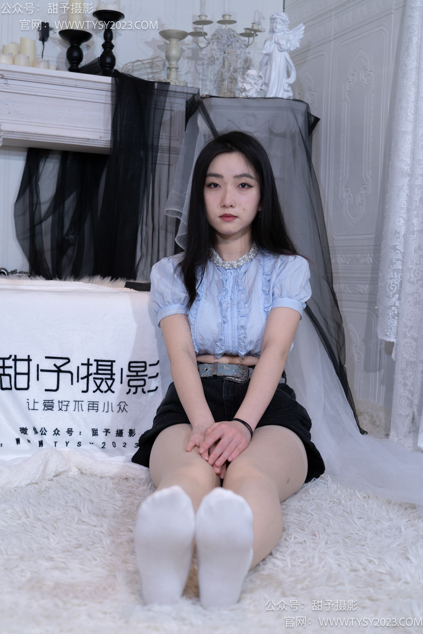 图片[119]-甜予摄影 NO.017 栗栗-板鞋、白棉袜、肉丝[130P] – 速更版-美库