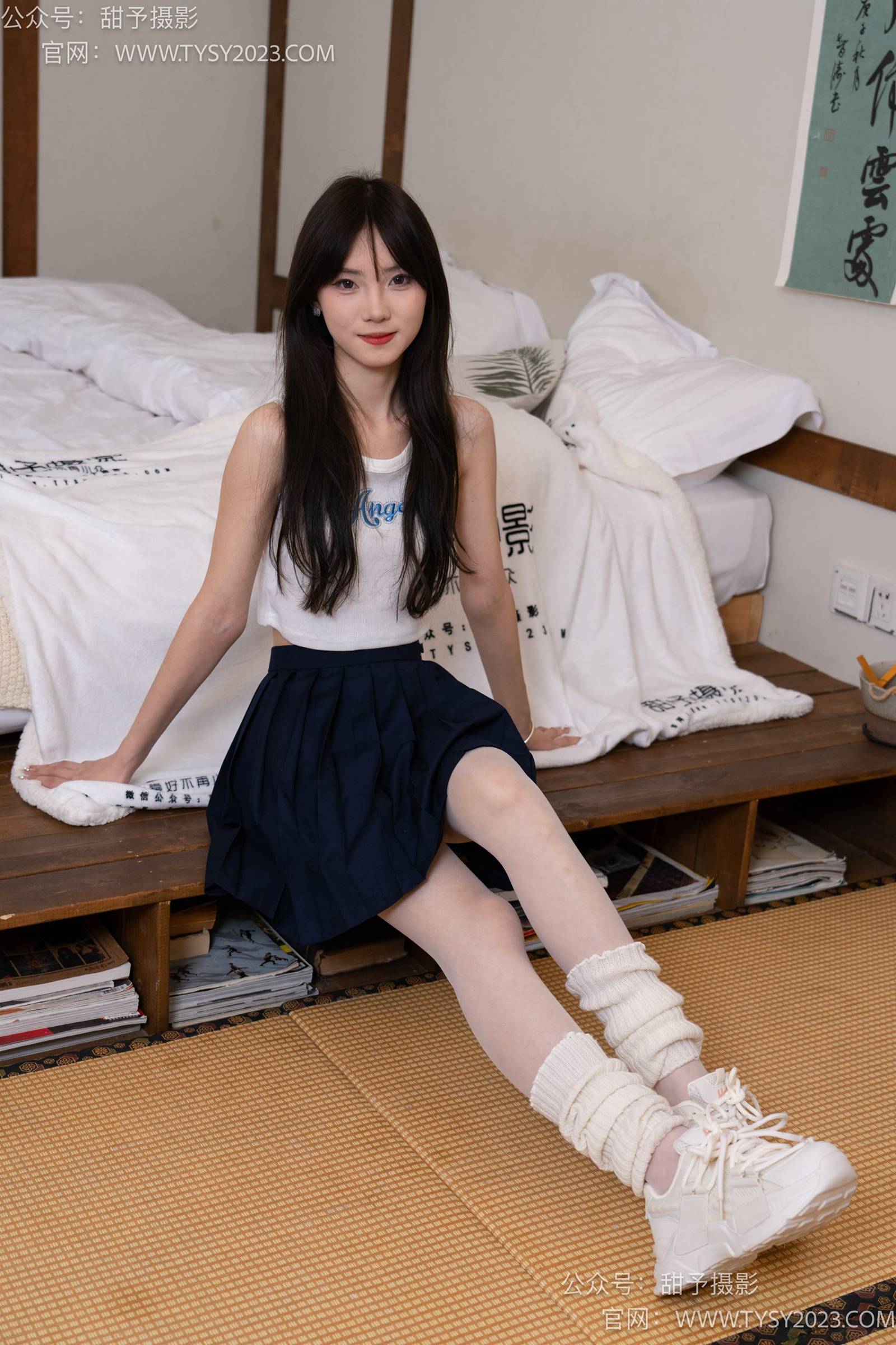 图片[95]-甜予摄影 NO.018 璇璇-运动鞋、白丝[131P] – 速更版-美库