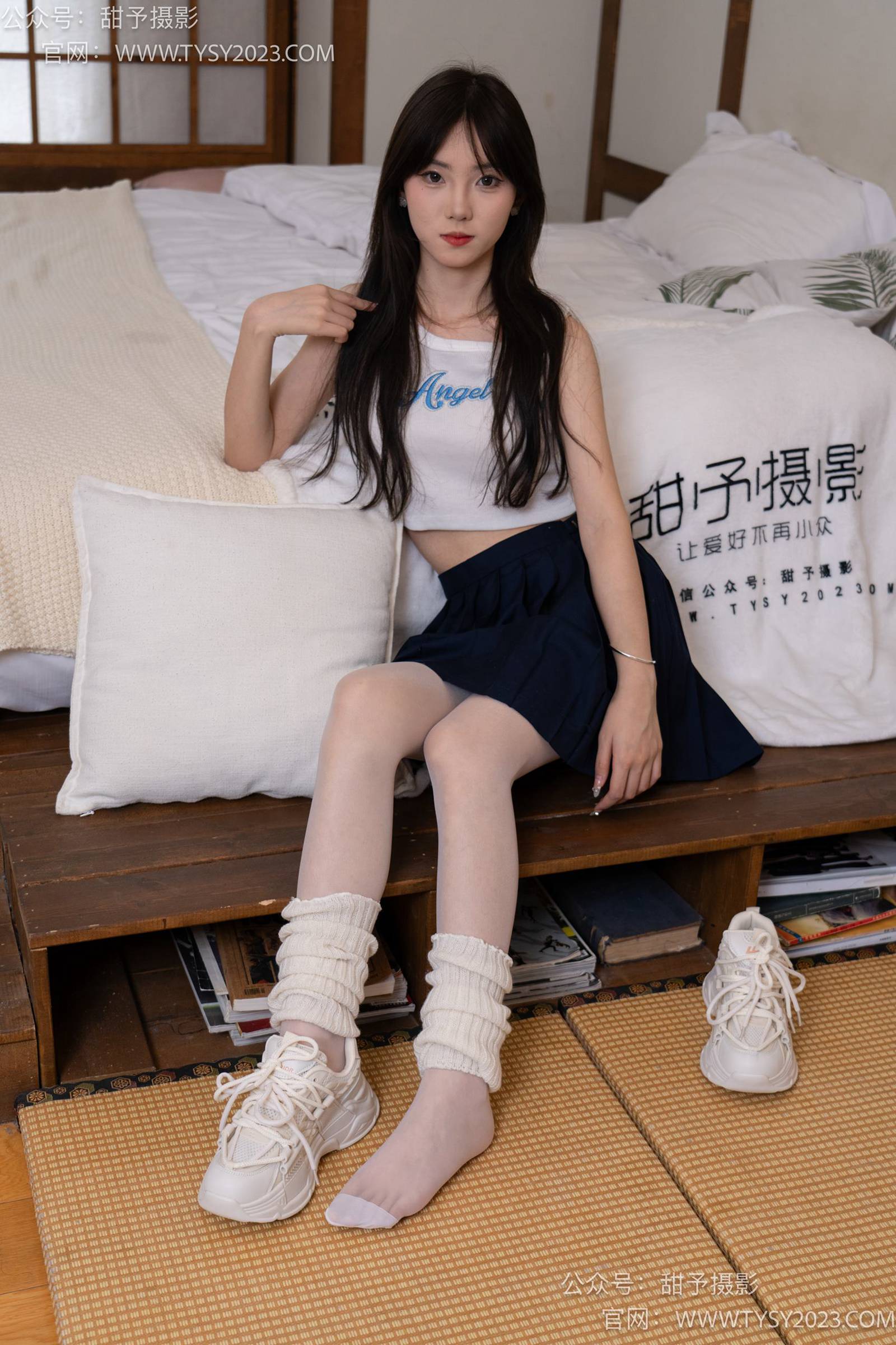 图片[132]-甜予摄影 NO.018 璇璇-运动鞋、白丝[131P] – 速更版-美库