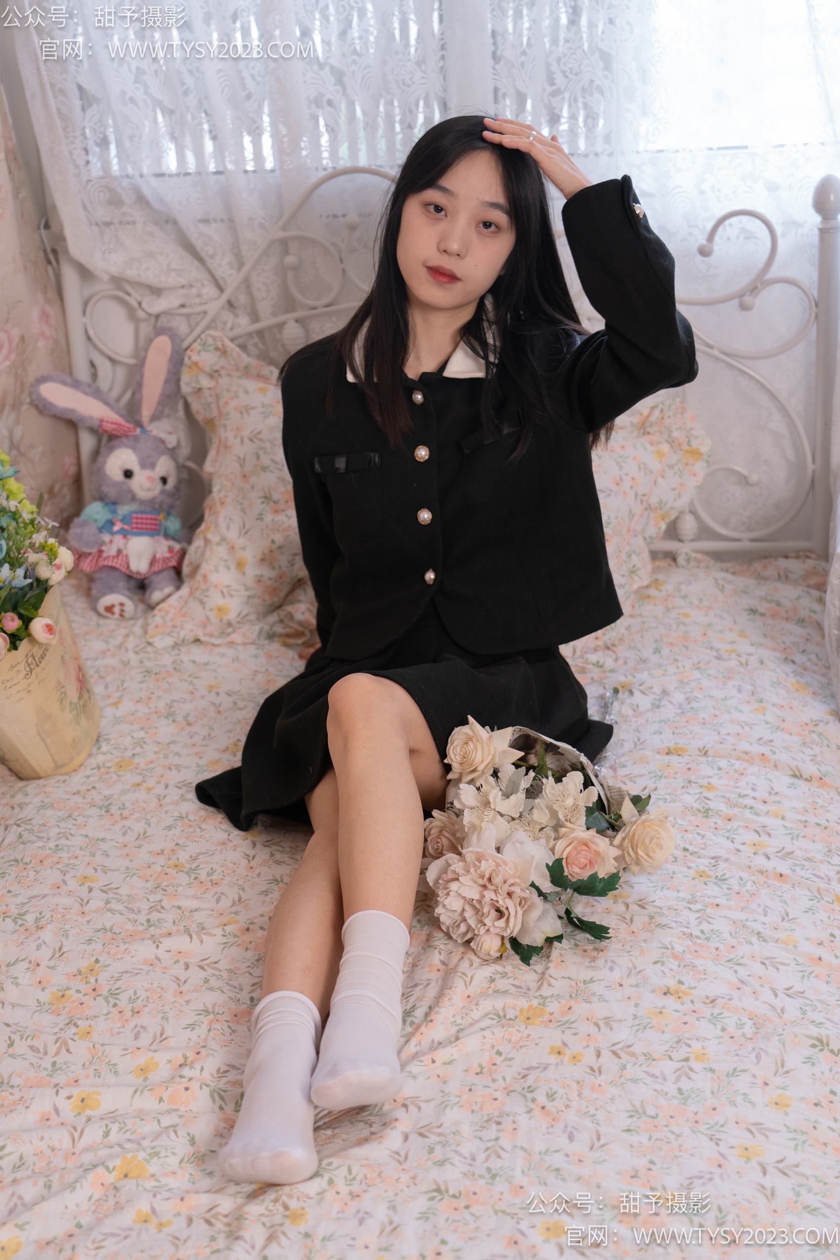 图片[50]-甜予摄影 NO.019 艺艺-皮鞋、白棉袜、裸足[128P] – 速更版-美库