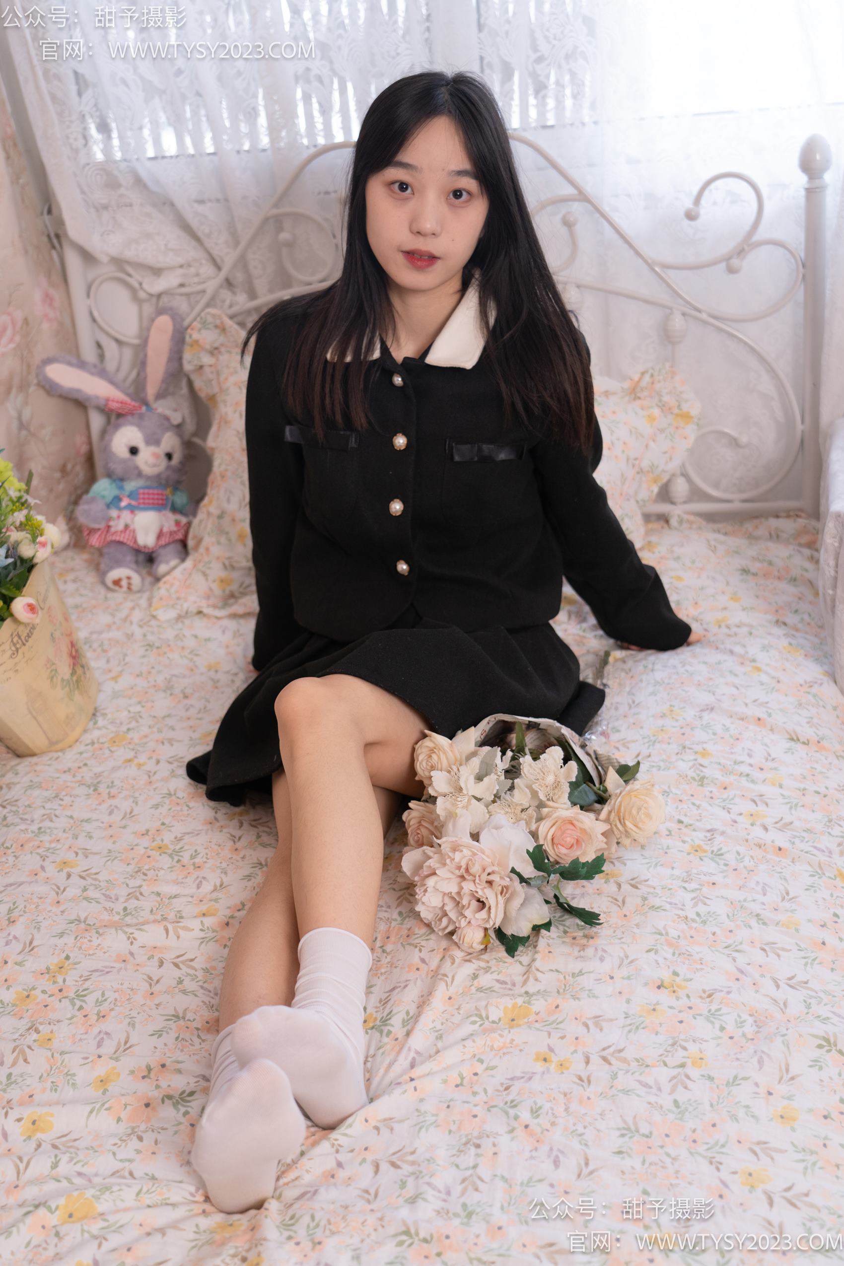 图片[57]-甜予摄影 NO.019 艺艺-皮鞋、白棉袜、裸足[128P] – 速更版-美库