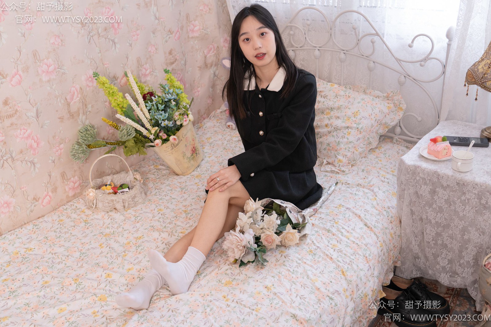 图片[59]-甜予摄影 NO.019 艺艺-皮鞋、白棉袜、裸足[128P] – 速更版-美库