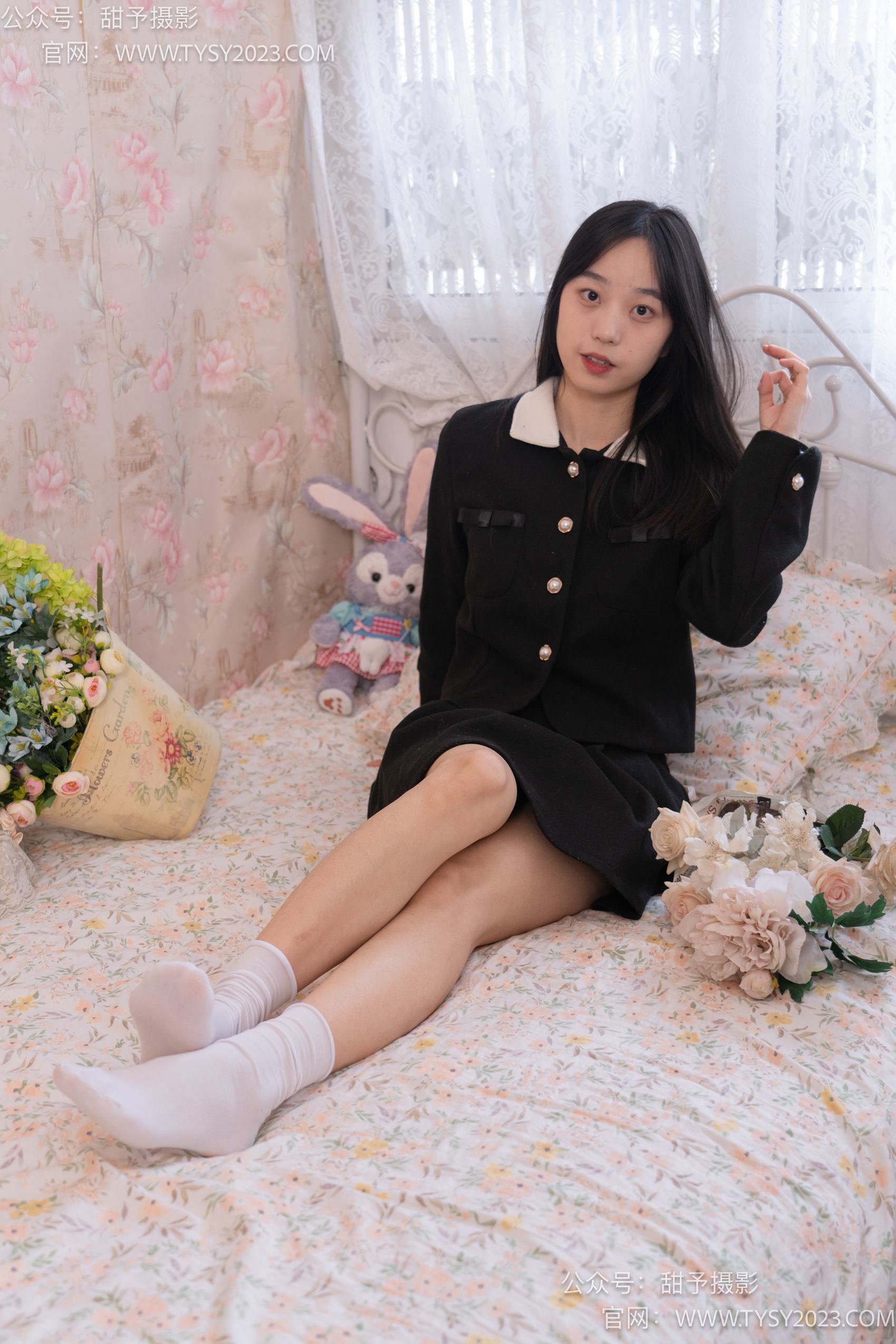 图片[78]-甜予摄影 NO.019 艺艺-皮鞋、白棉袜、裸足[128P] – 速更版-美库