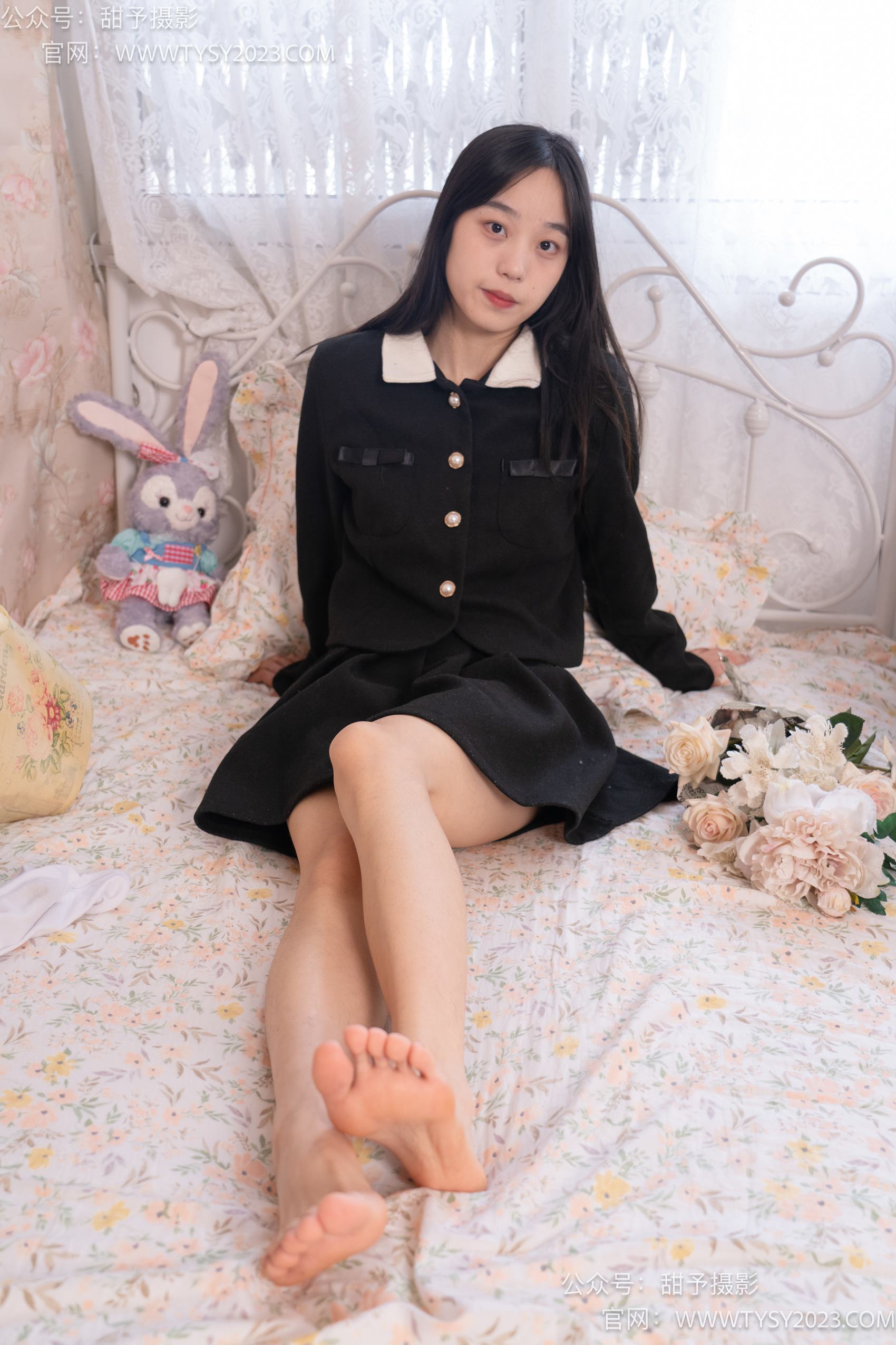 图片[97]-甜予摄影 NO.019 艺艺-皮鞋、白棉袜、裸足[128P] – 速更版-美库