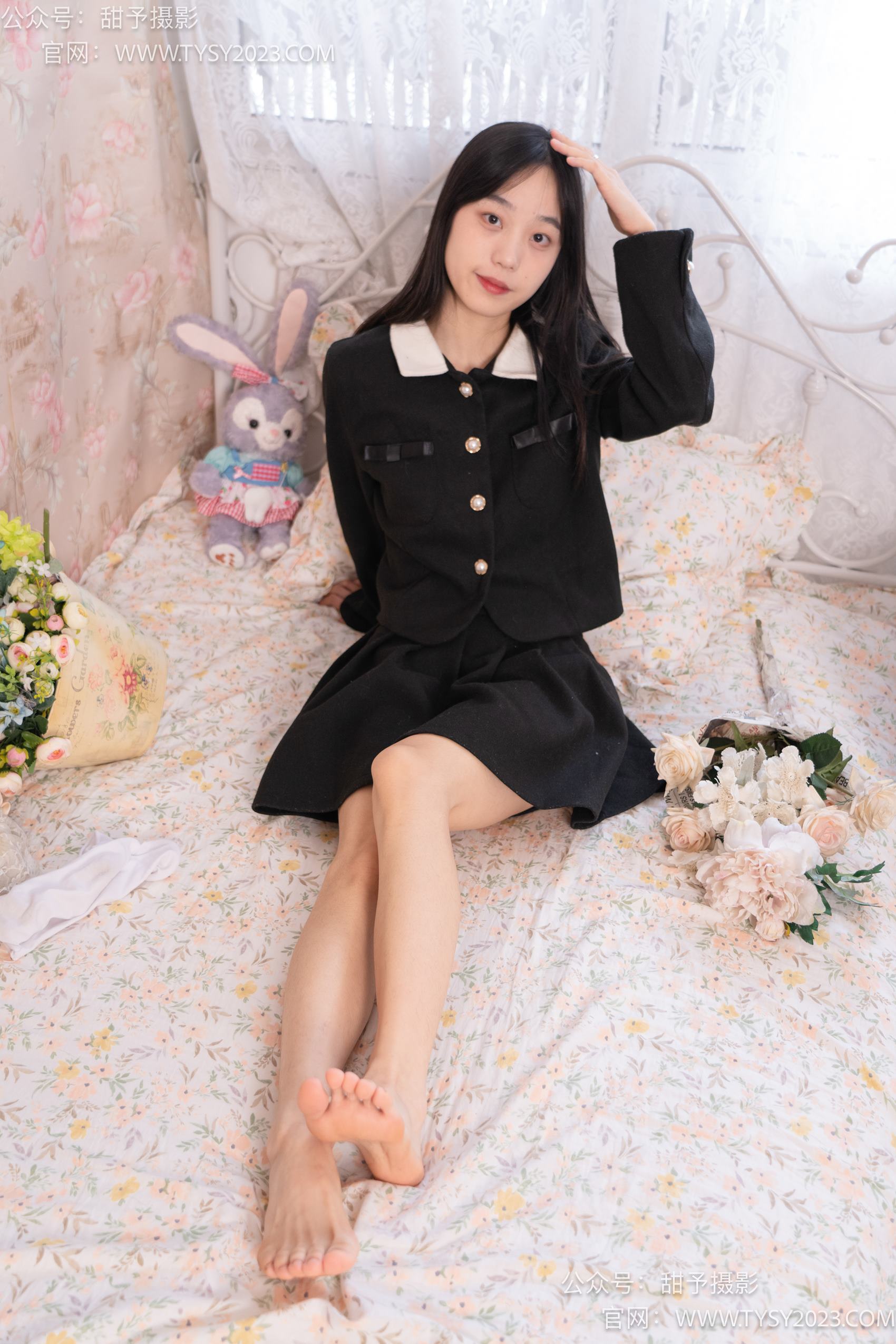 图片[98]-甜予摄影 NO.019 艺艺-皮鞋、白棉袜、裸足[128P] – 速更版-美库