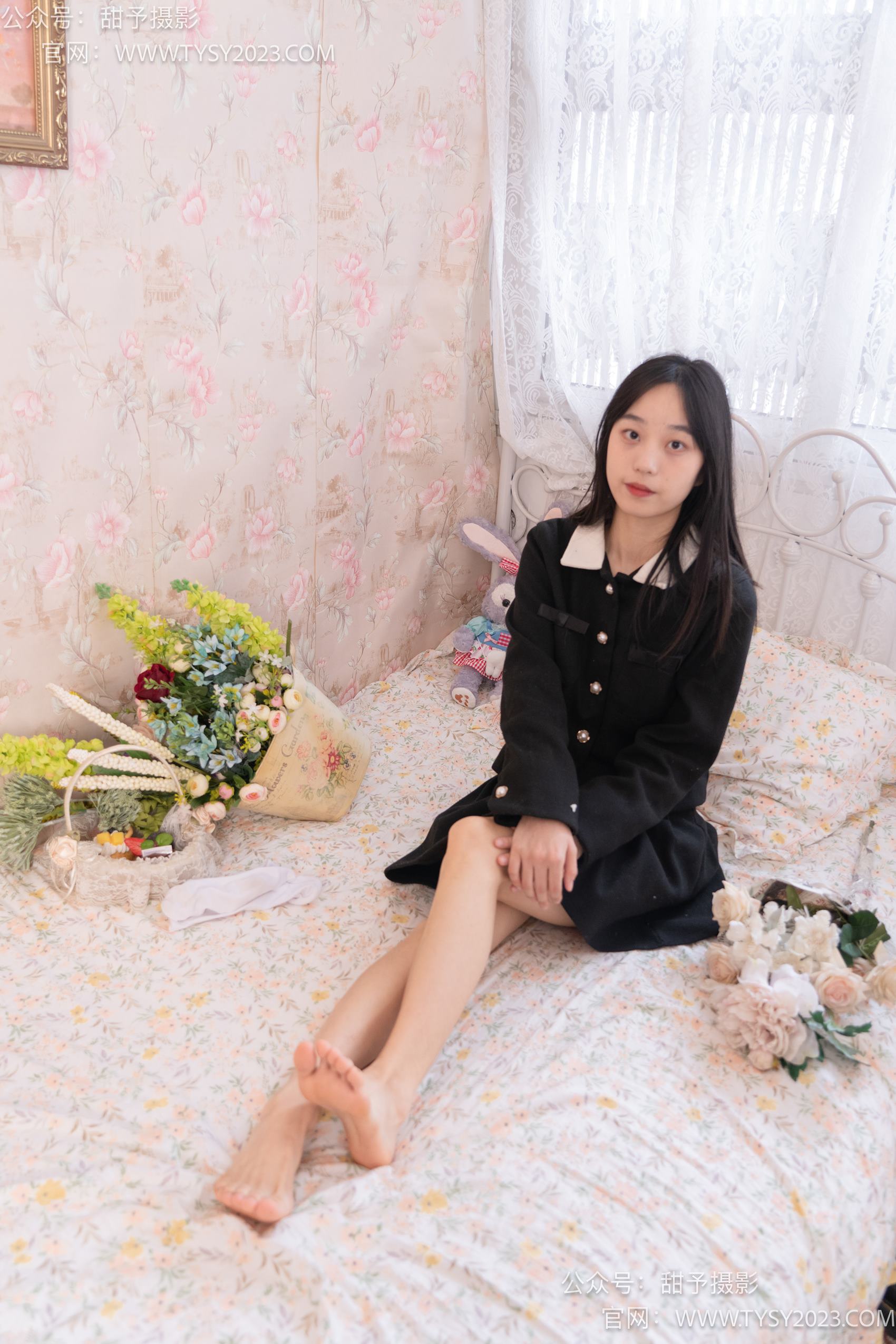 图片[99]-甜予摄影 NO.019 艺艺-皮鞋、白棉袜、裸足[128P] – 速更版-美库