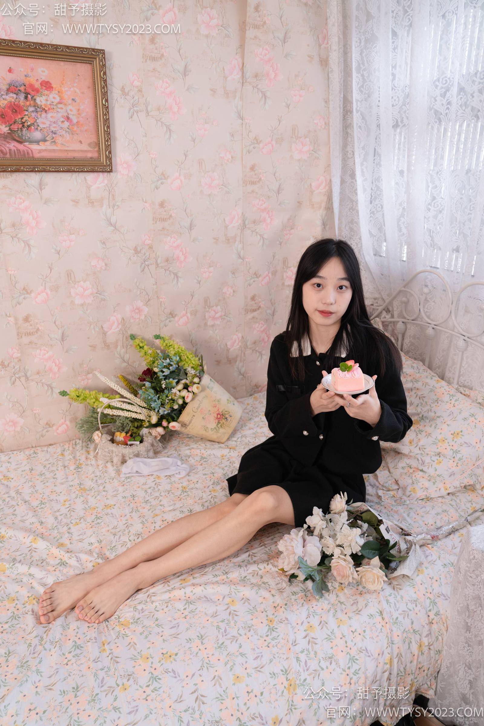 图片[113]-甜予摄影 NO.019 艺艺-皮鞋、白棉袜、裸足[128P] – 速更版-美库