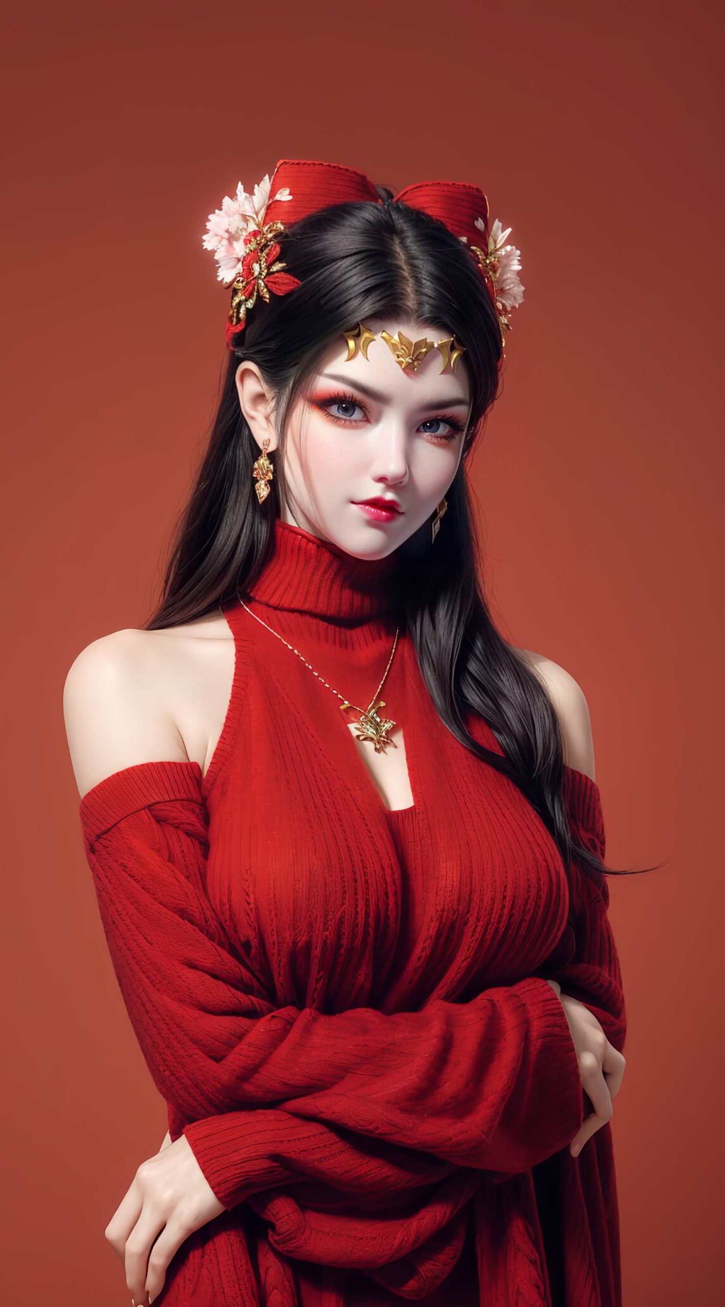 图片[92]-AI绘画 264 国漫女神[117P] – 速更版-美库