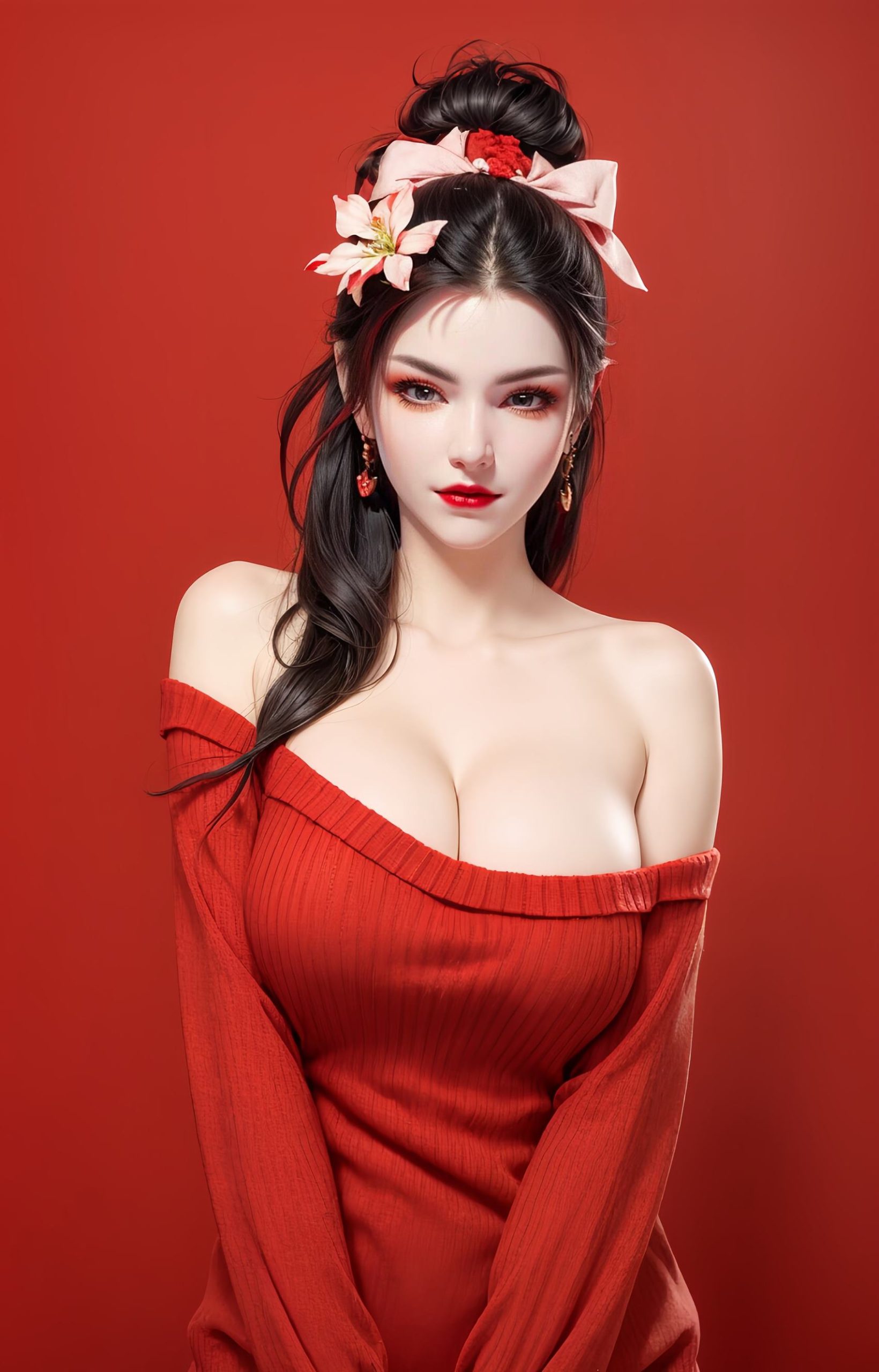 图片[93]-AI绘画 264 国漫女神[117P] – 速更版-美库