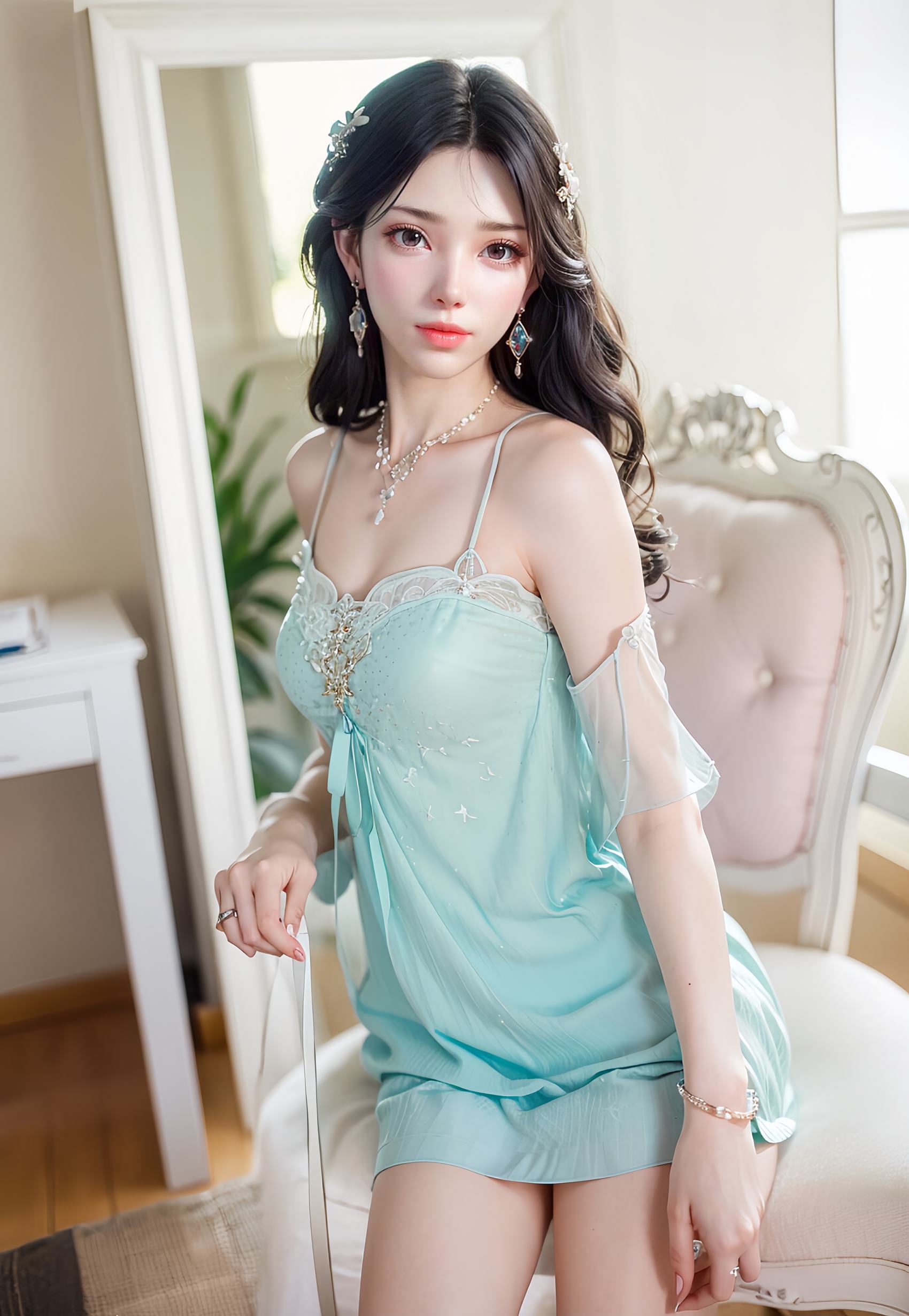 图片[95]-AI绘画 264 国漫女神[117P] – 速更版-美库