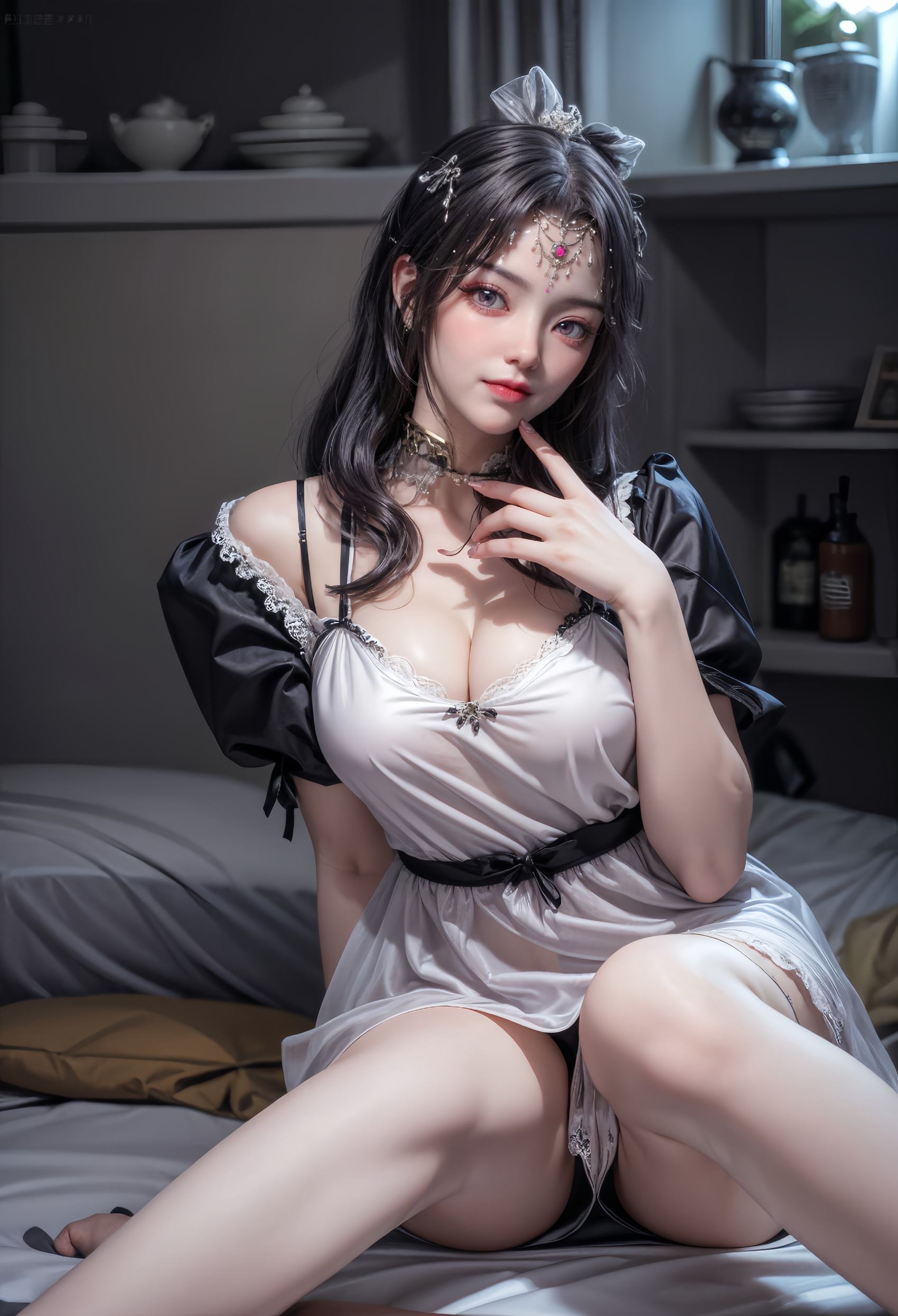 图片[100]-AI绘画 264 国漫女神[117P] – 速更版-美库