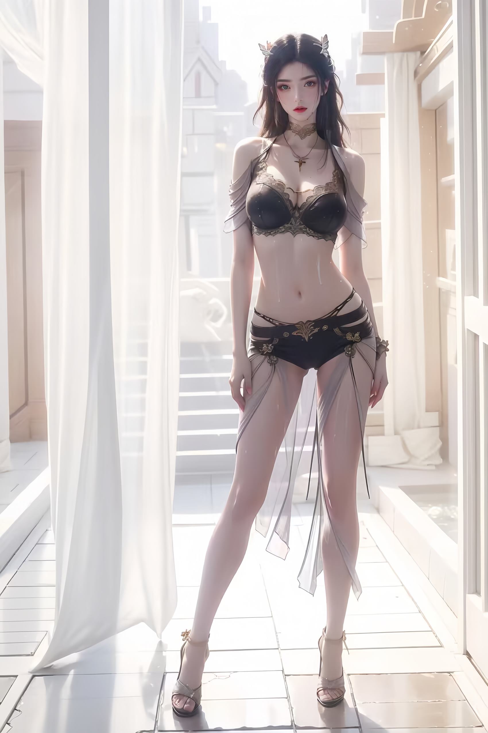 图片[105]-AI绘画 264 国漫女神[117P] – 速更版-美库