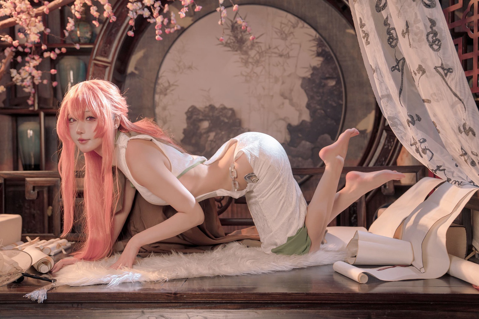 图片[24]-阿包也是兔娘  – 碧蓝航线 英仙座旗袍[26P] – 速更版-美库