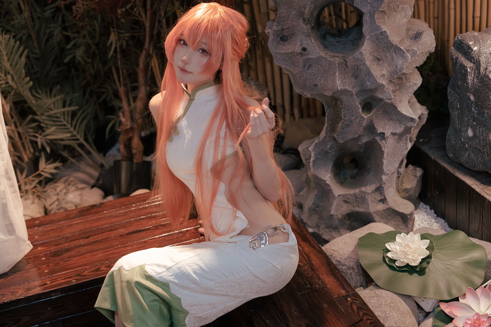 图片[25]-阿包也是兔娘  – 碧蓝航线 英仙座旗袍[26P] – 速更版-美库