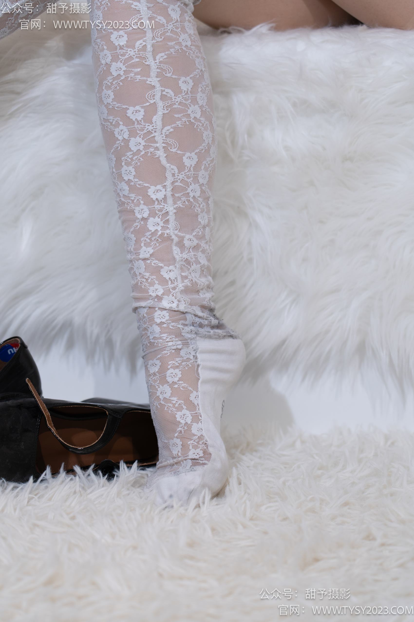 图片[12]-甜予摄影 NO.020 鱼鱼-皮鞋、蕾丝袜、肉丝[129P] – 速更版-美库