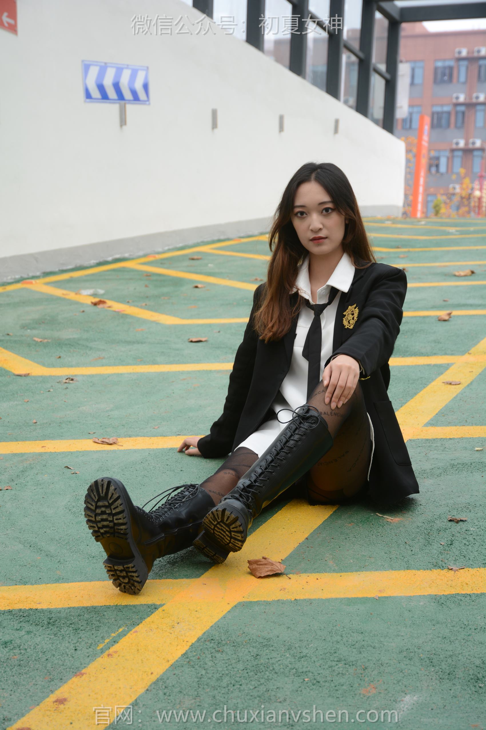 图片[23]-初夏女神 NO.124 依依 学校车库[140P] – 速更版-美库