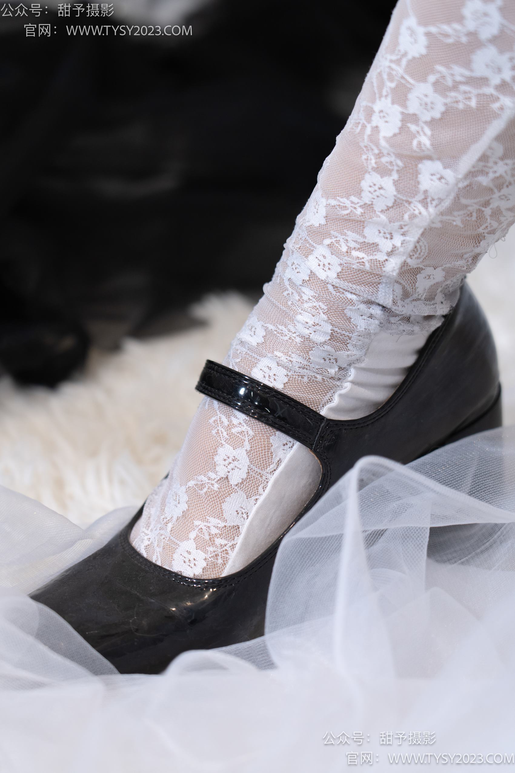 图片[84]-甜予摄影 NO.020 鱼鱼-皮鞋、蕾丝袜、肉丝[129P] – 速更版-美库