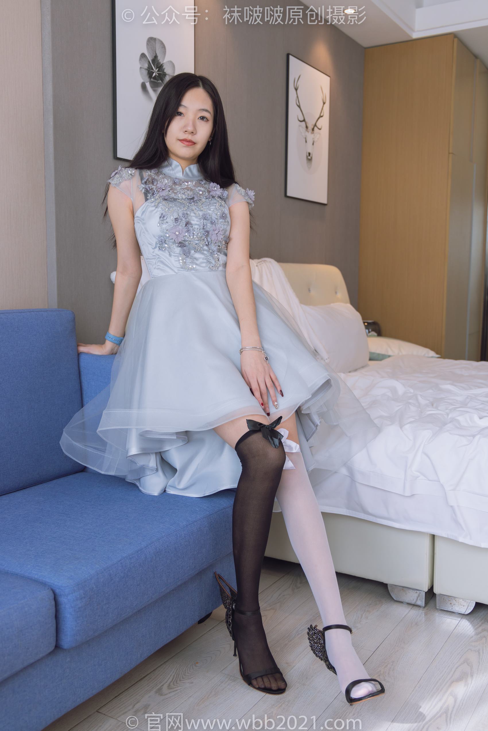 图片[17]-[BoBoSocks袜啵啵]NO.356 小甜豆-高跟鞋、黑白丝大腿袜[150P] – 速更版-美库