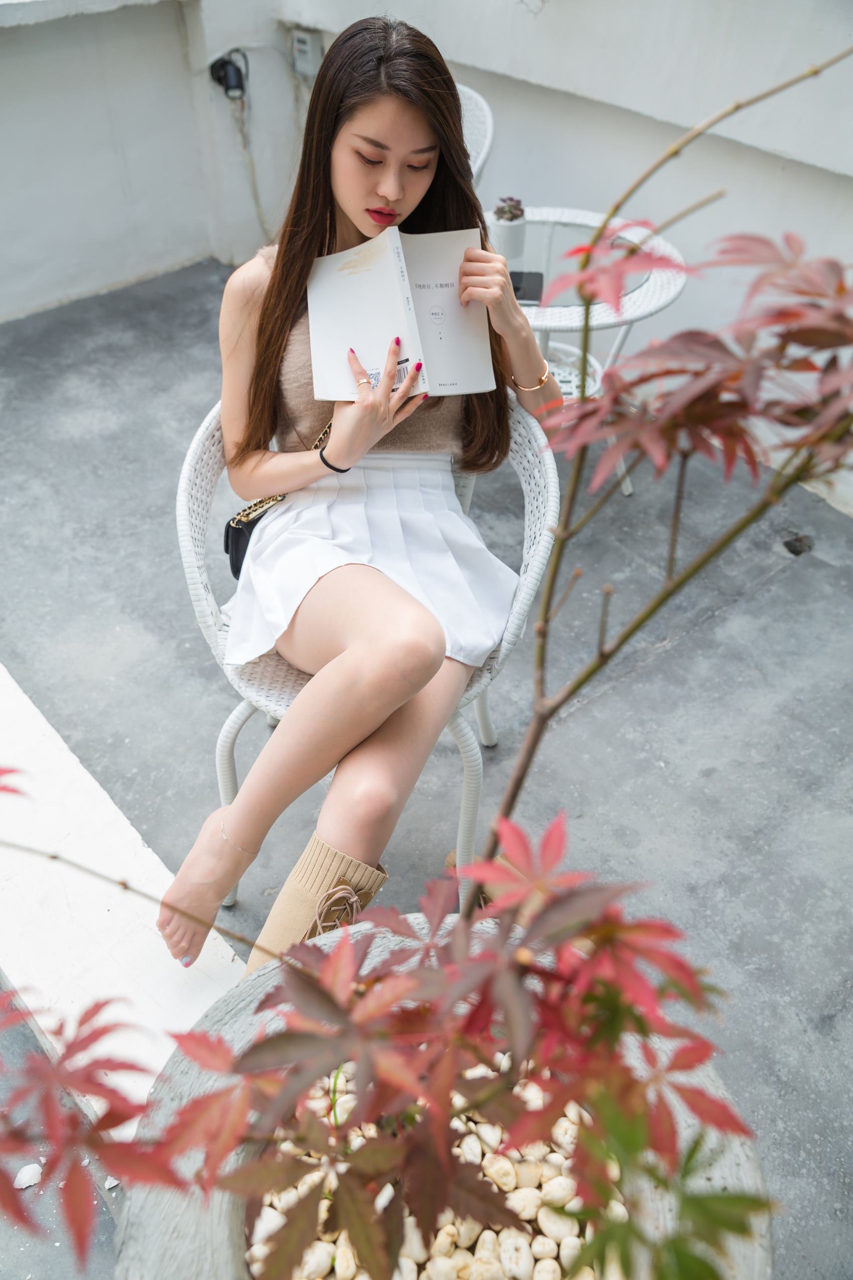 图片[42]-网紅Coser@Sia不吃鱼 纯白超短裙 [117P] – 速更版-美库