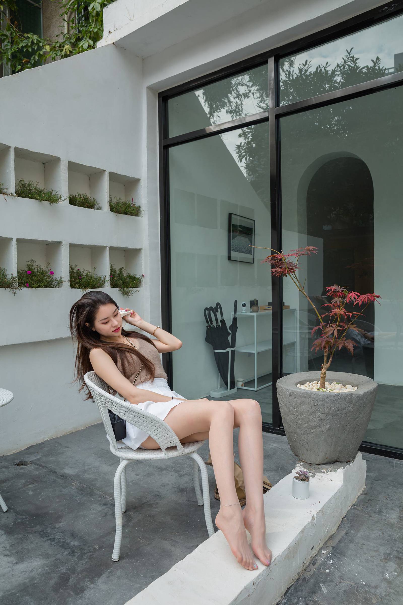 图片[88]-网紅Coser@Sia不吃鱼 纯白超短裙 [117P] – 速更版-美库