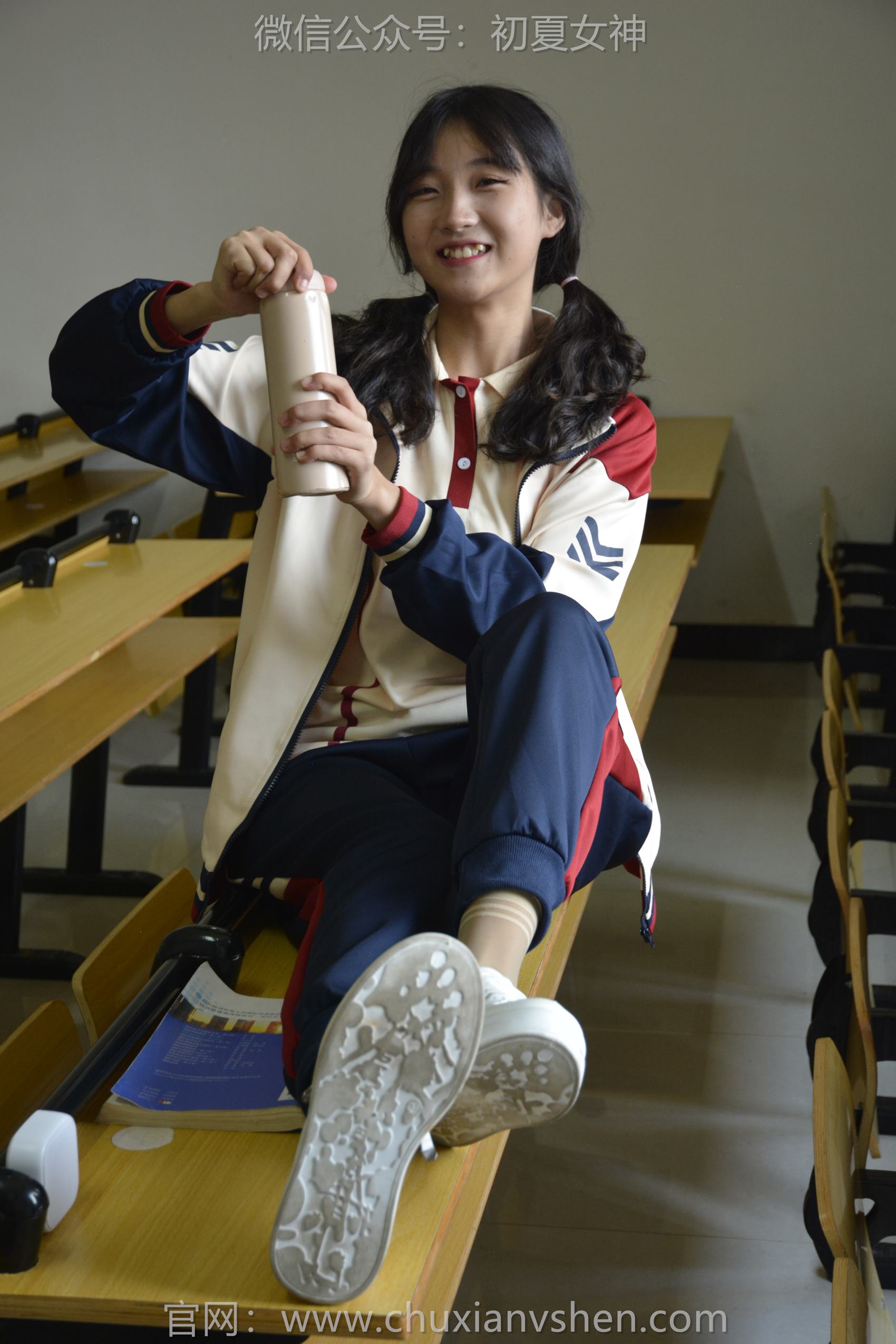 图片[11]-初夏女神 NO.125 点点 英伦风校服[140P] – 速更版-美库