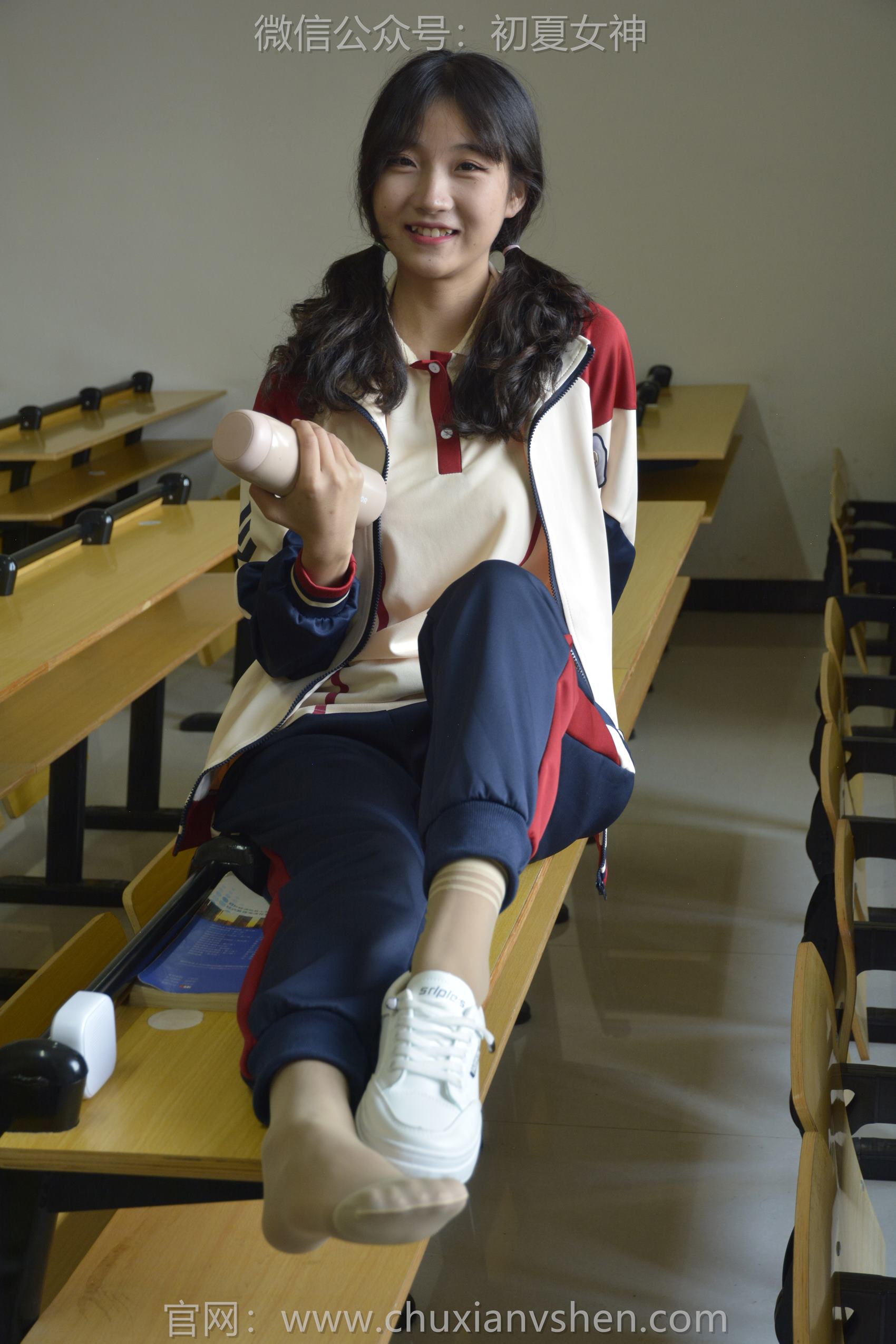 图片[14]-初夏女神 NO.125 点点 英伦风校服[140P] – 速更版-美库